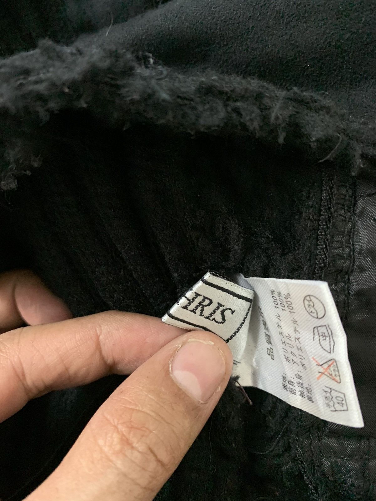 If Six Was Nine ⚡️St. Chris Crop Knit Fur Hoodie Jacket Size S / US 4 / IT 40 - 12 Thumbnail