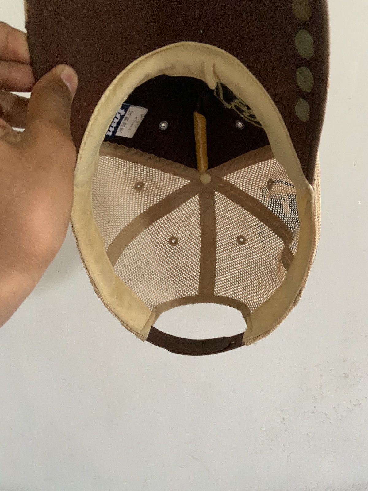 Japanese Brand Obligation Sincerity Distressed Trucker Hat Cap Size ONE SIZE - 10 Thumbnail