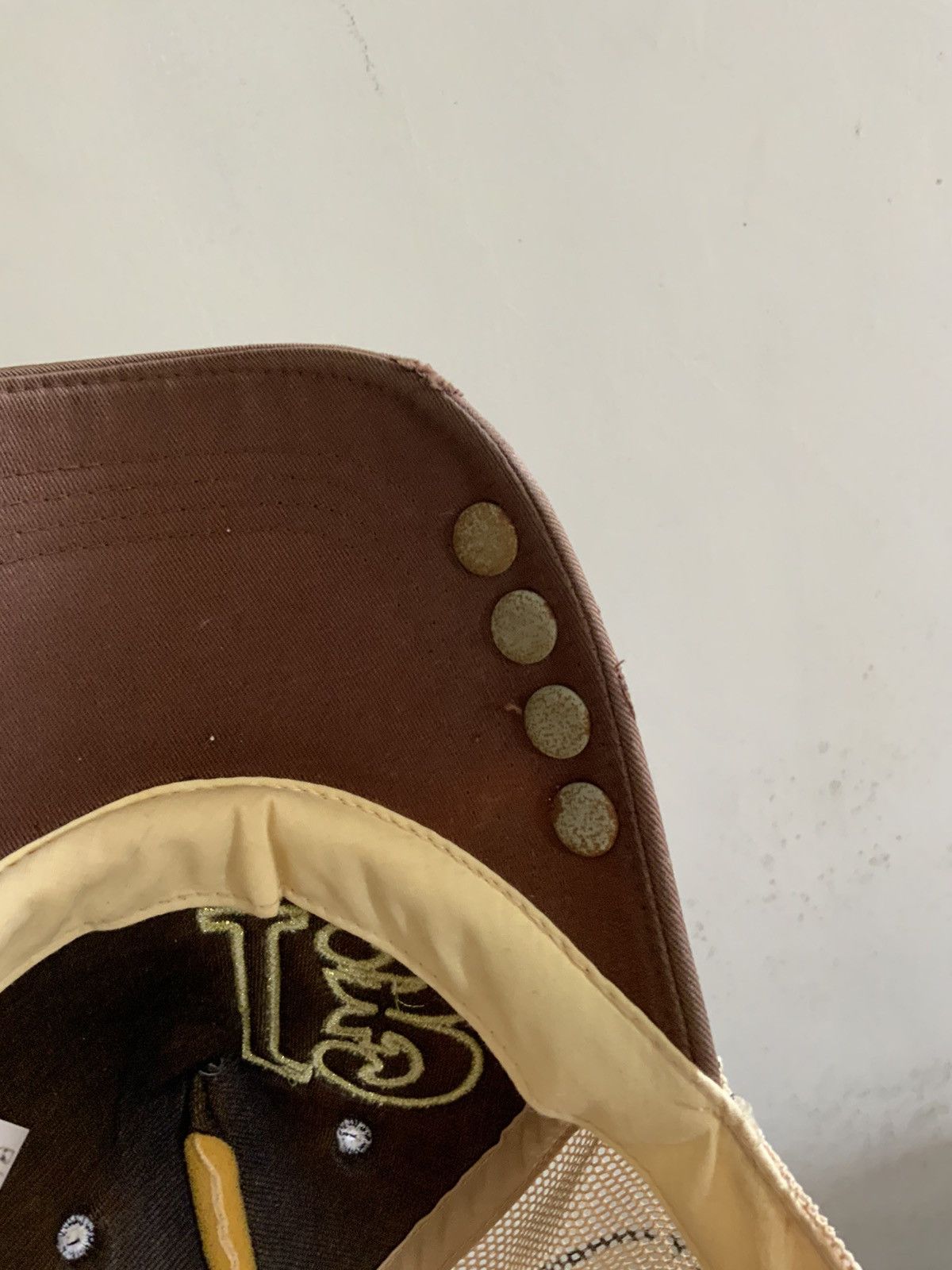 Japanese Brand Obligation Sincerity Distressed Trucker Hat Cap Size ONE SIZE - 13 Thumbnail