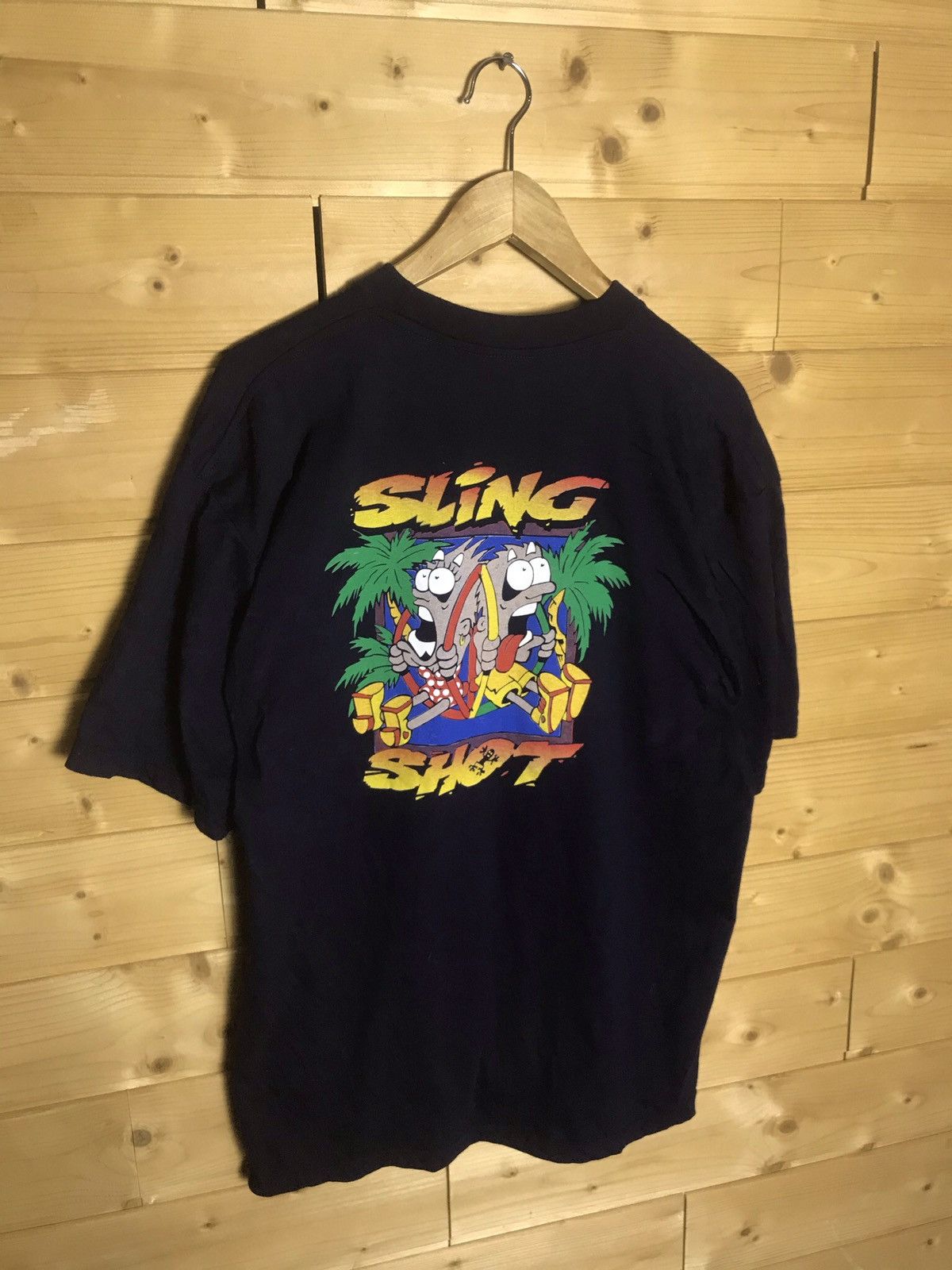 Vintage Vintage Sling Shot Spain t-shirt Size US L / EU 52-54 / 3 - 1 Thumbnail