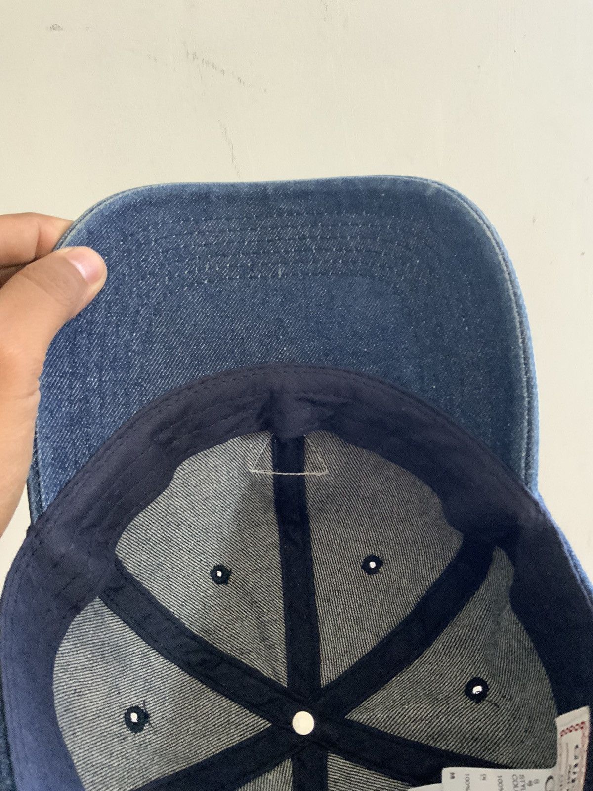 Guess Guess Light Wash Fade Denim Hat Cap Size ONE SIZE - 12 Thumbnail