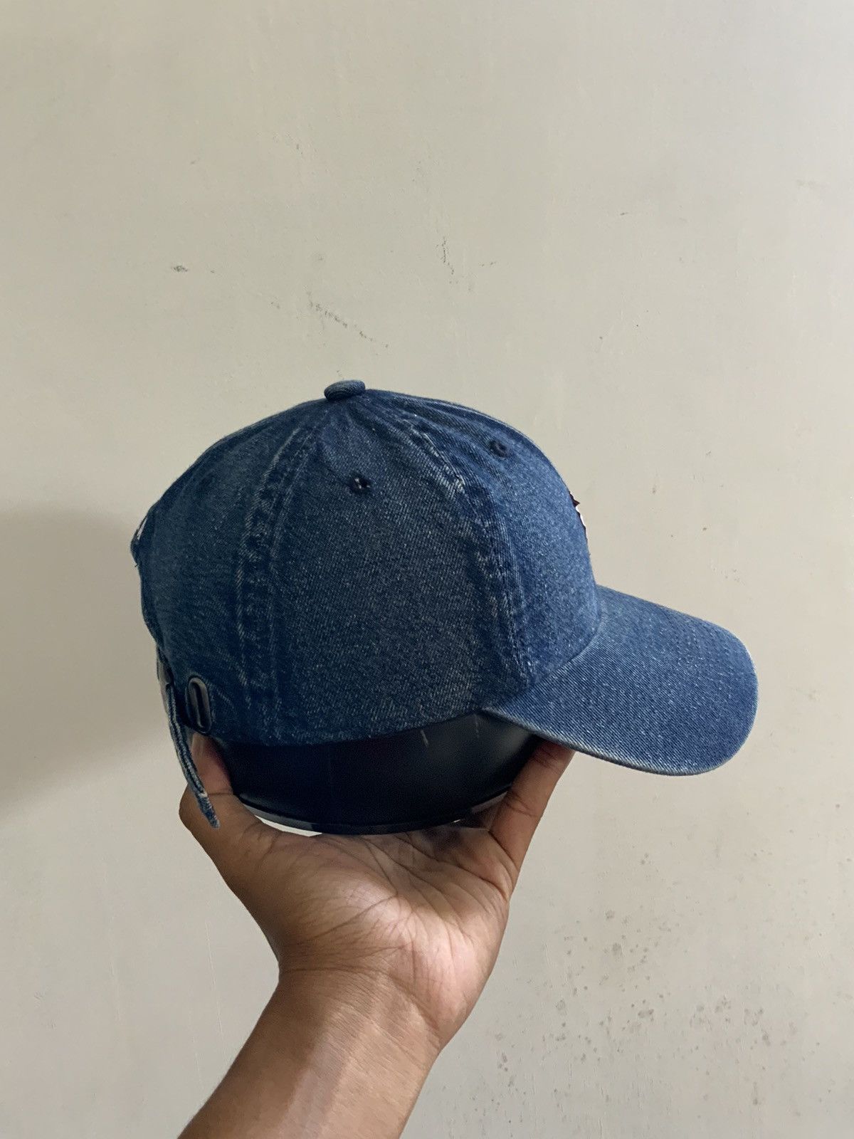 Guess Guess Light Wash Fade Denim Hat Cap Size ONE SIZE - 5 Thumbnail
