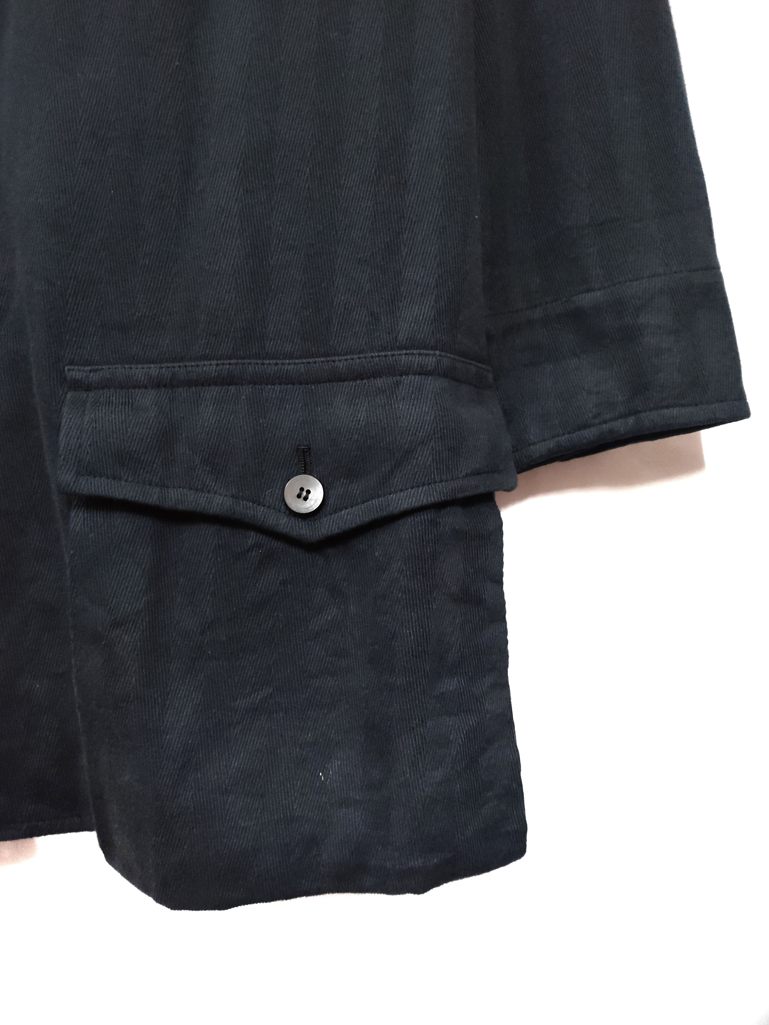 Vintage × Y's × Yohji Yamamoto 🔥80s Yohji Yamamoto Belted Back Button Jacket Size L / US 10 / IT 46 - 4 Thumbnail