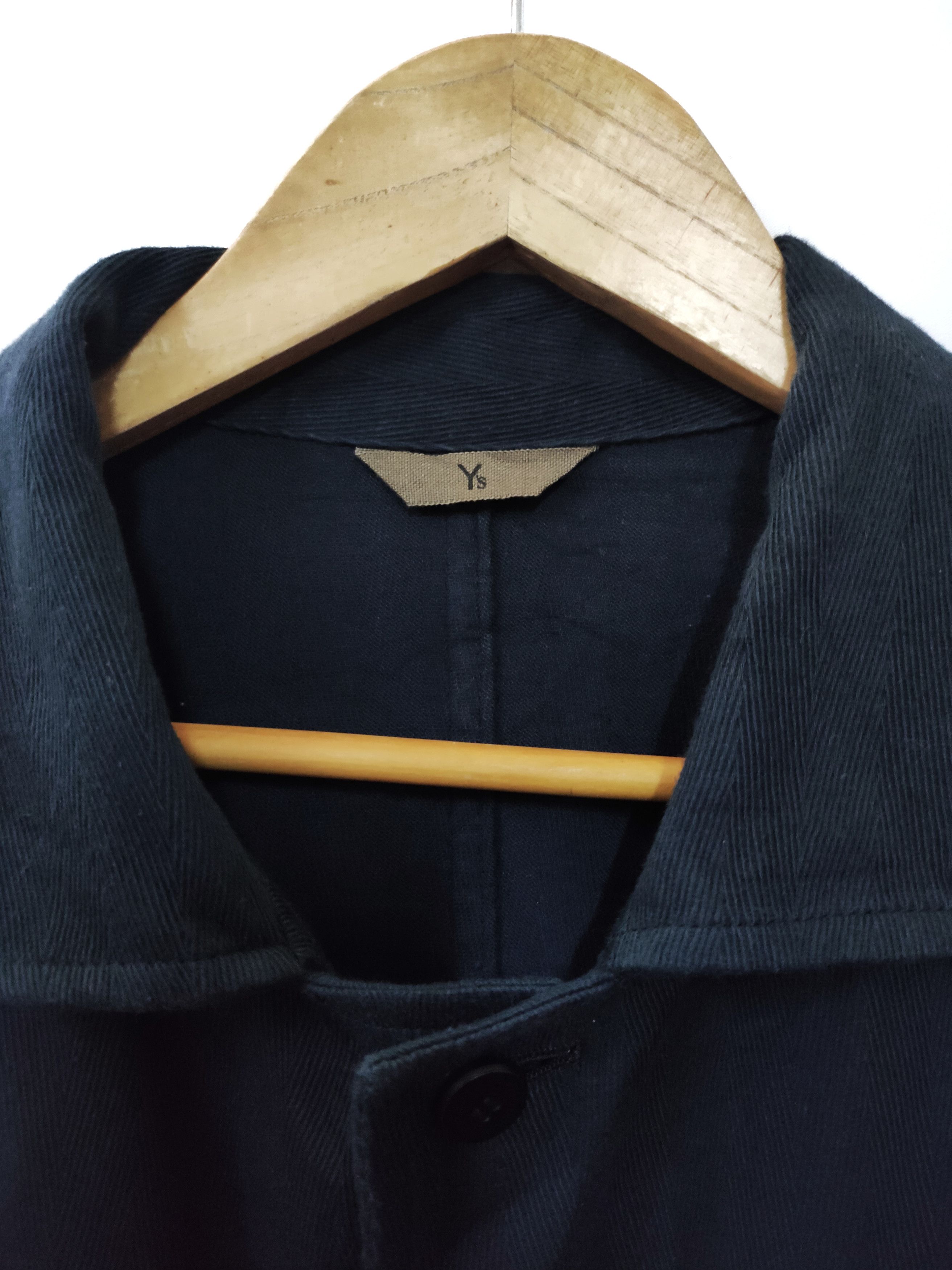 Vintage × Y's × Yohji Yamamoto 🔥80s Yohji Yamamoto Belted Back Button Jacket Size L / US 10 / IT 46 - 6 Thumbnail
