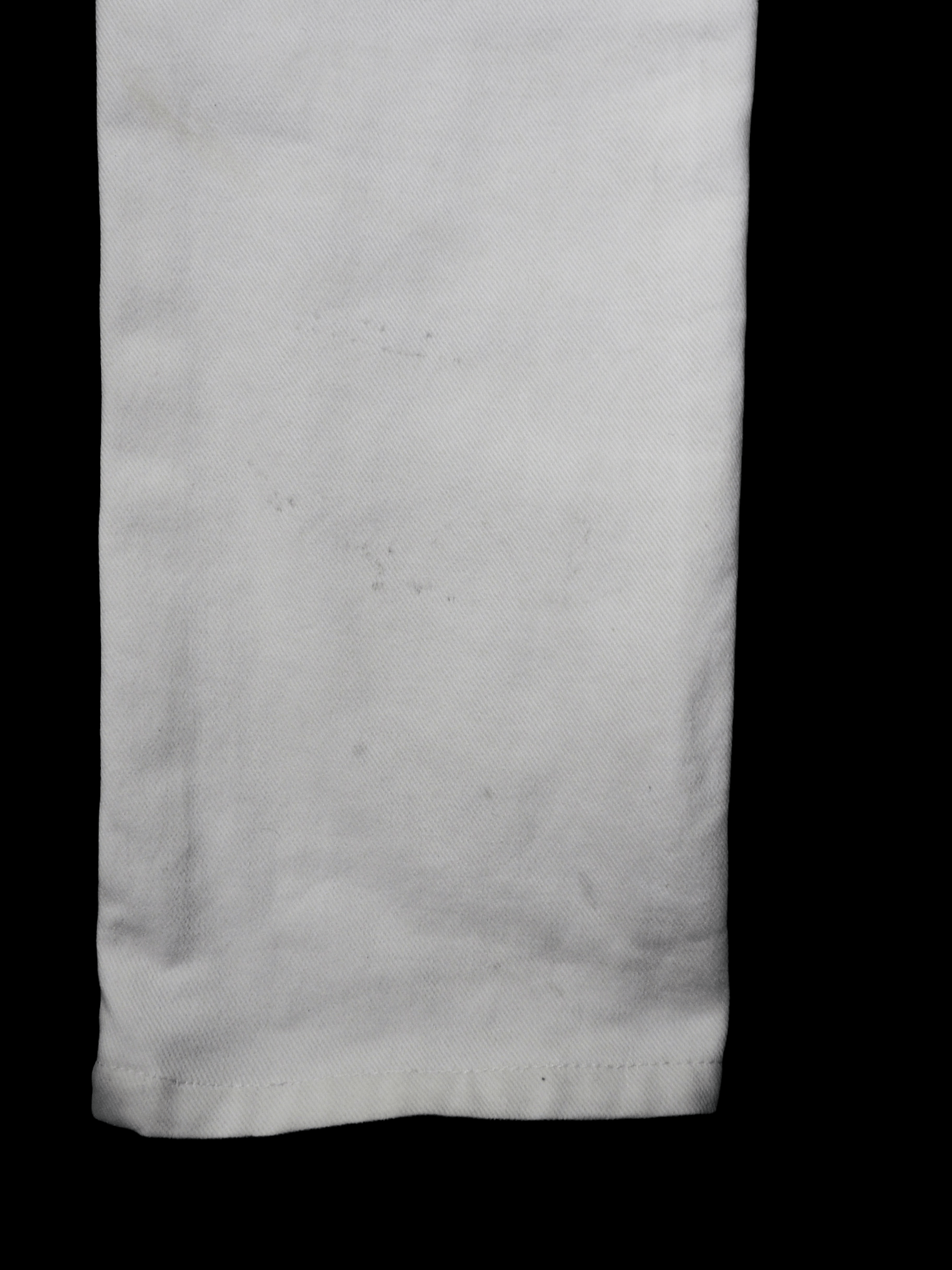 Helmut Lang S/S 99 Archive White Overprinted Demim Size US 31 - 11 Thumbnail