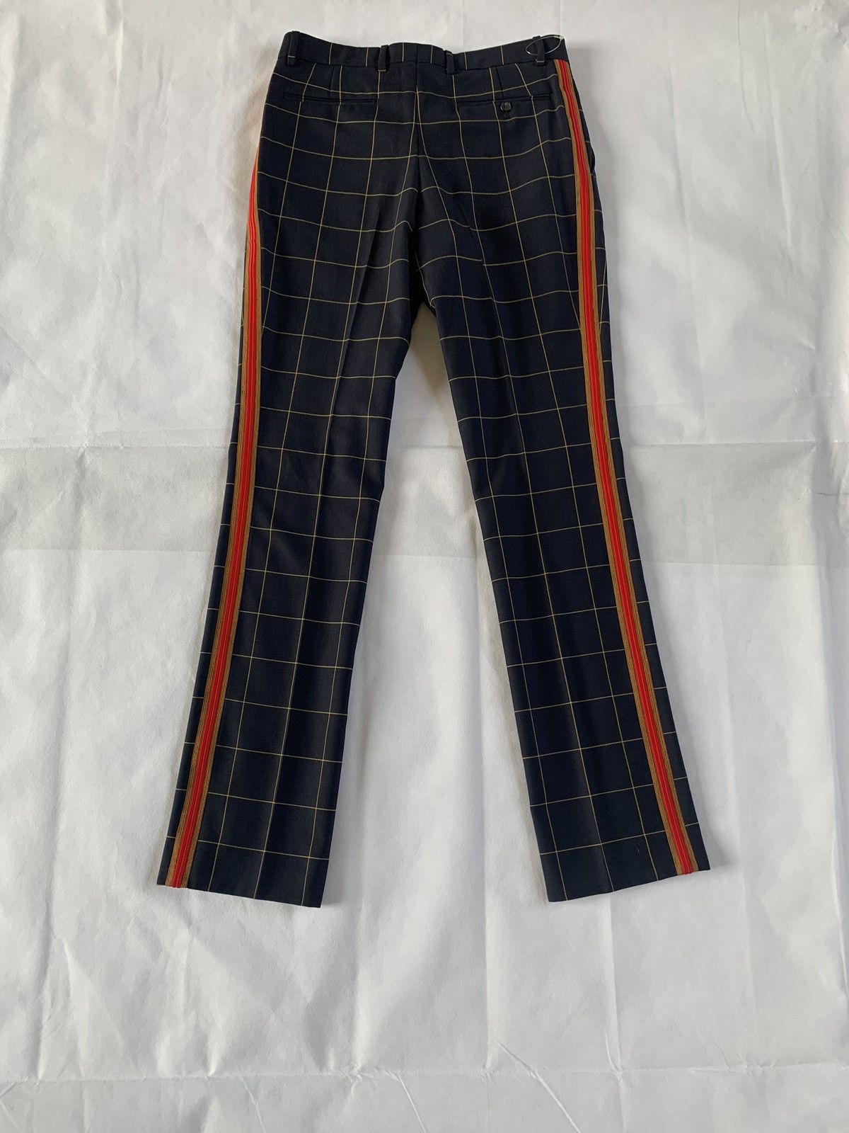 Calvin Klein 205W39NYC Window Pane Check Pants in Navy Size US 32 / EU 48 - 13 Thumbnail