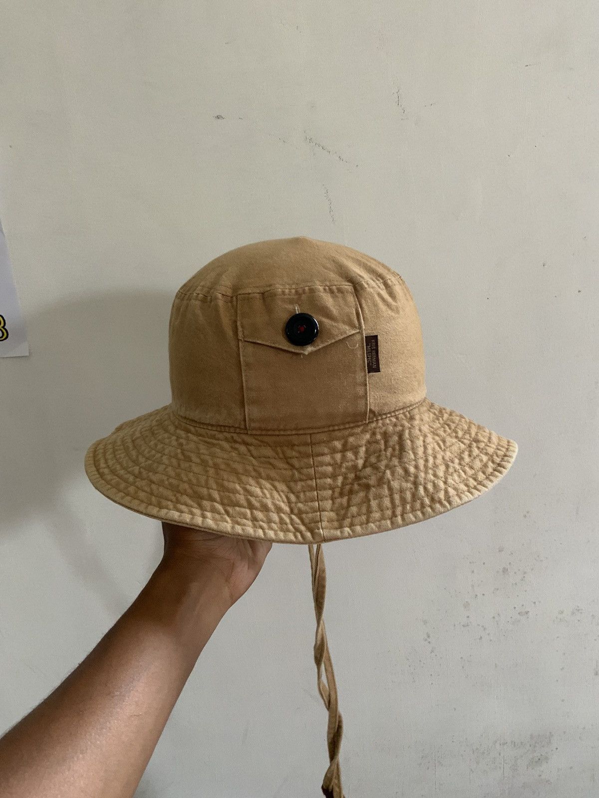 vintage Dr. Martens Tan Corduroy Bucket Hat. Dr. Martens × Streetwear × Vintage Vintage Dr Martens Brown  main image 4