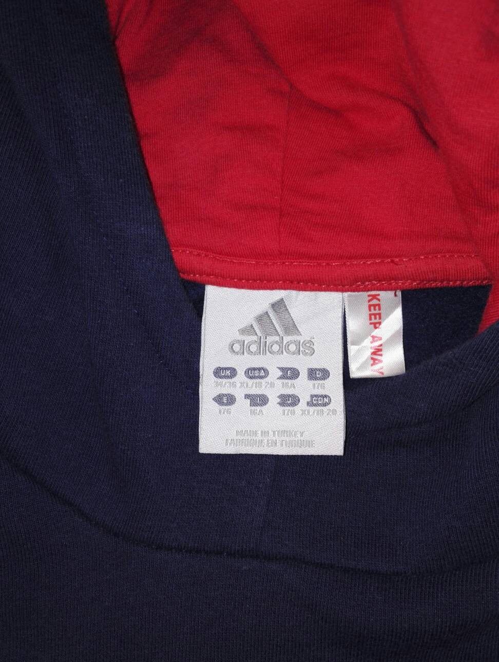 Adidas Rare Adidas Hoodie Embroidered made in Turkey Size US XL / EU 56 / 4 - 6 Thumbnail