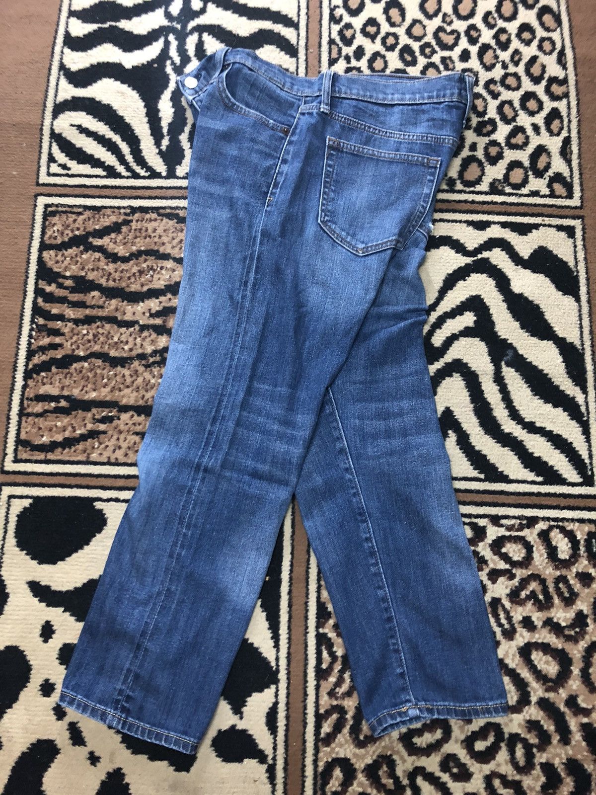 Gap × Salvage × Vintage VINTAGE SELVEDGE GAP QUARTER SHORT DISTRESSED DENIM Size US 30 / EU 46 - 16 Thumbnail