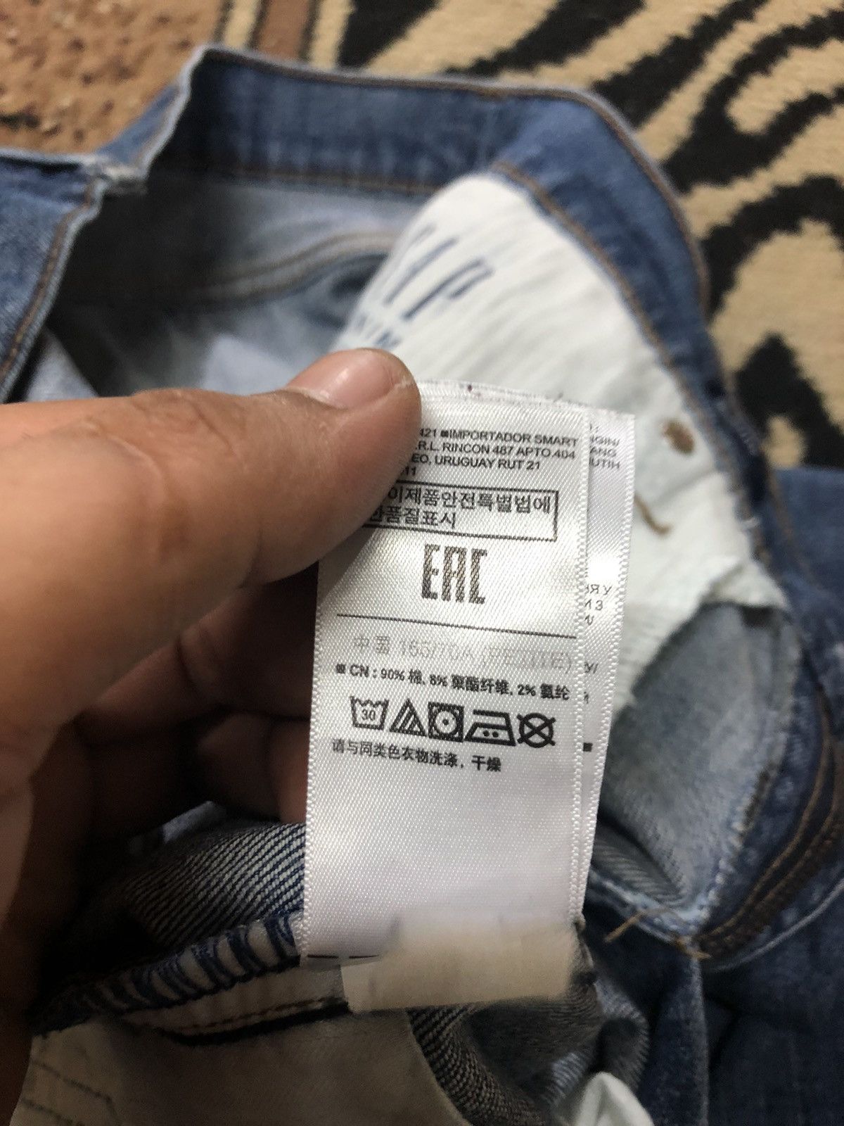 Gap × Salvage × Vintage VINTAGE SELVEDGE GAP QUARTER SHORT DISTRESSED DENIM Size US 30 / EU 46 - 10 Thumbnail