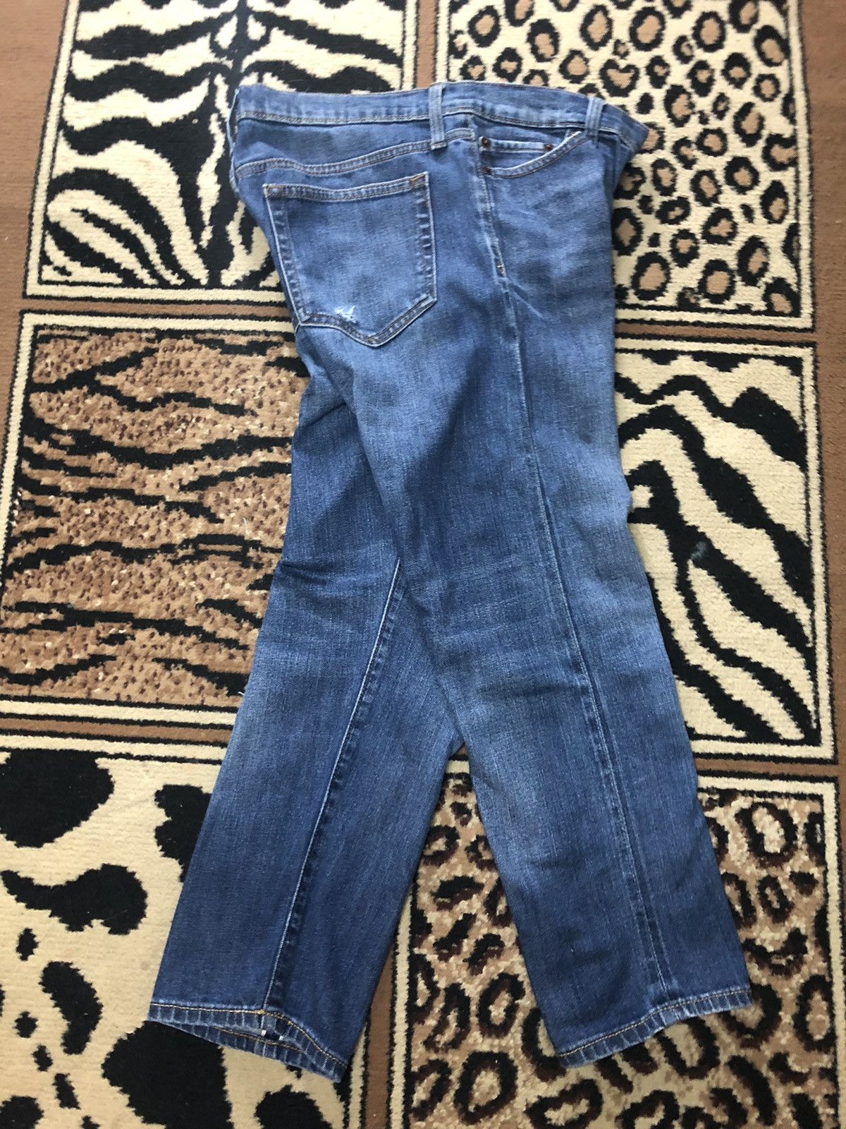 Gap × Salvage × Vintage VINTAGE SELVEDGE GAP QUARTER SHORT DISTRESSED DENIM Size US 30 / EU 46 - 17 Thumbnail