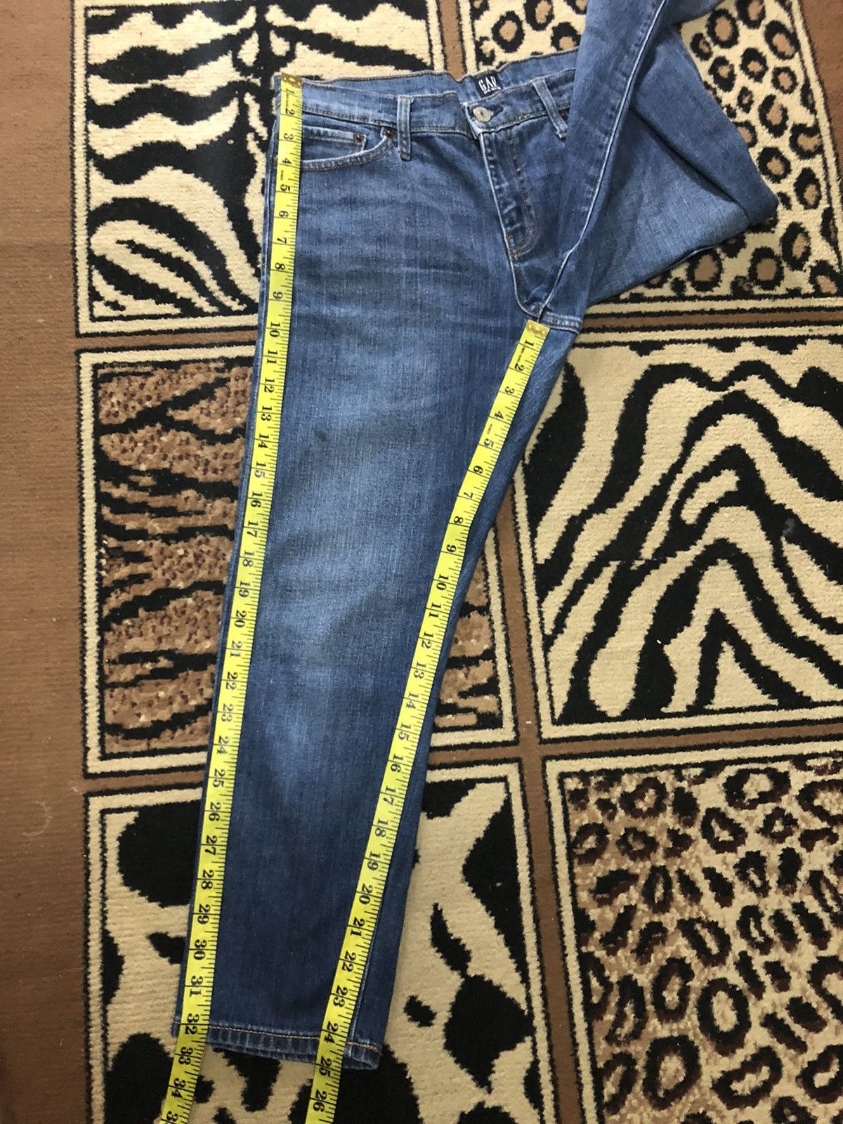 Gap × Salvage × Vintage VINTAGE SELVEDGE GAP QUARTER SHORT DISTRESSED DENIM Size US 30 / EU 46 - 19 Thumbnail