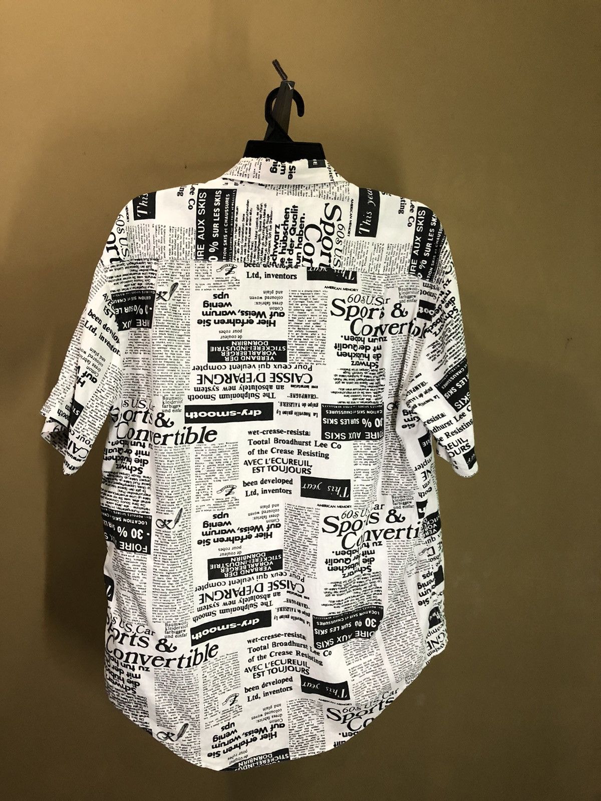 Japanese Brand × Vintage Vintage Fullprint News Paper Button Up Shirt Size US M / EU 48-50 / 2 - 4 Thumbnail