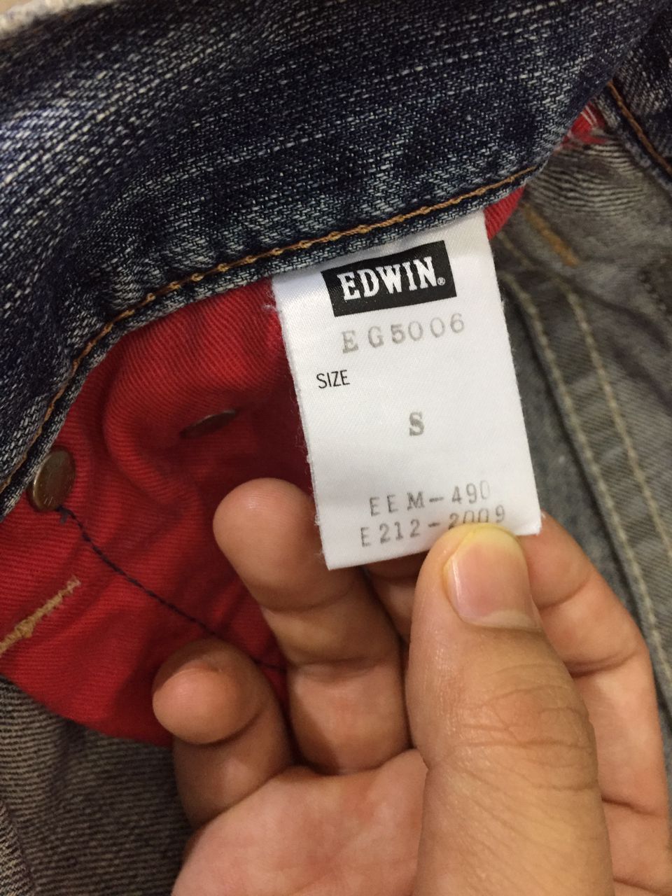 Edwin × Japanese Brand Edwin E Function big rear pocket distressed denim Size US 30 / EU 46 - 9 Thumbnail