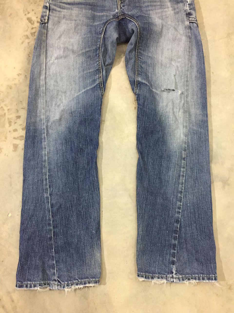 Edwin × Japanese Brand Edwin E Function big rear pocket distressed denim Size US 30 / EU 46 - 4 Thumbnail