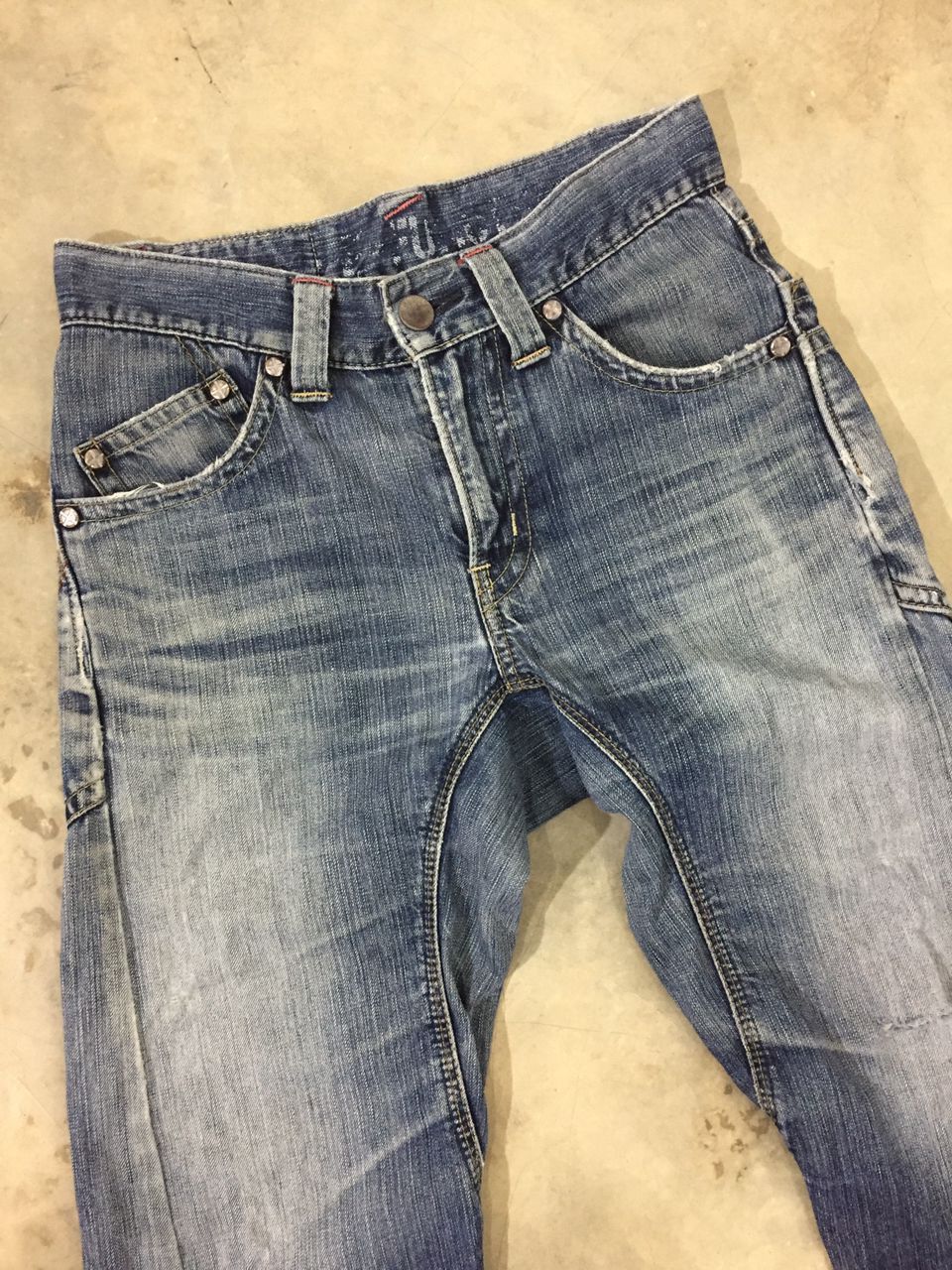 Edwin × Japanese Brand Edwin E Function big rear pocket distressed denim Size US 30 / EU 46 - 3 Thumbnail