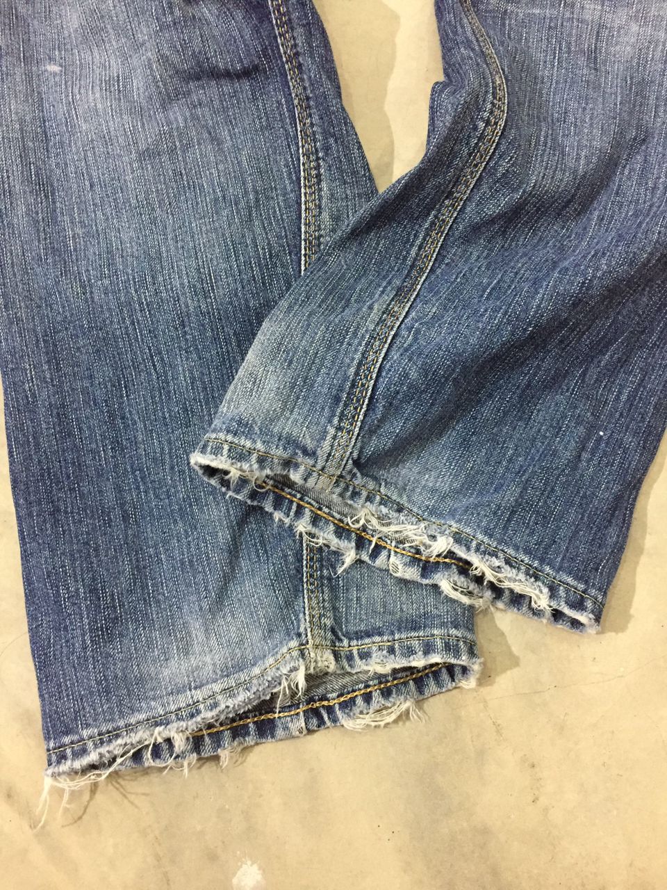 Edwin × Japanese Brand Edwin E Function big rear pocket distressed denim Size US 30 / EU 46 - 20 Thumbnail