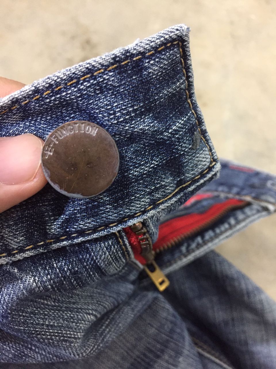 Edwin × Japanese Brand Edwin E Function big rear pocket distressed denim Size US 30 / EU 46 - 12 Thumbnail