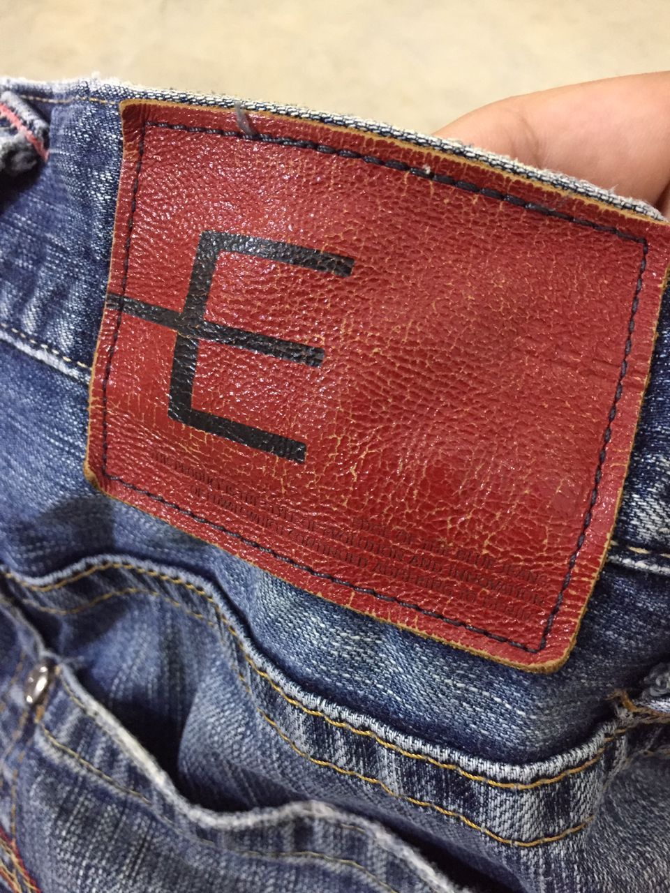Edwin × Japanese Brand Edwin E Function big rear pocket distressed denim Size US 30 / EU 46 - 18 Thumbnail