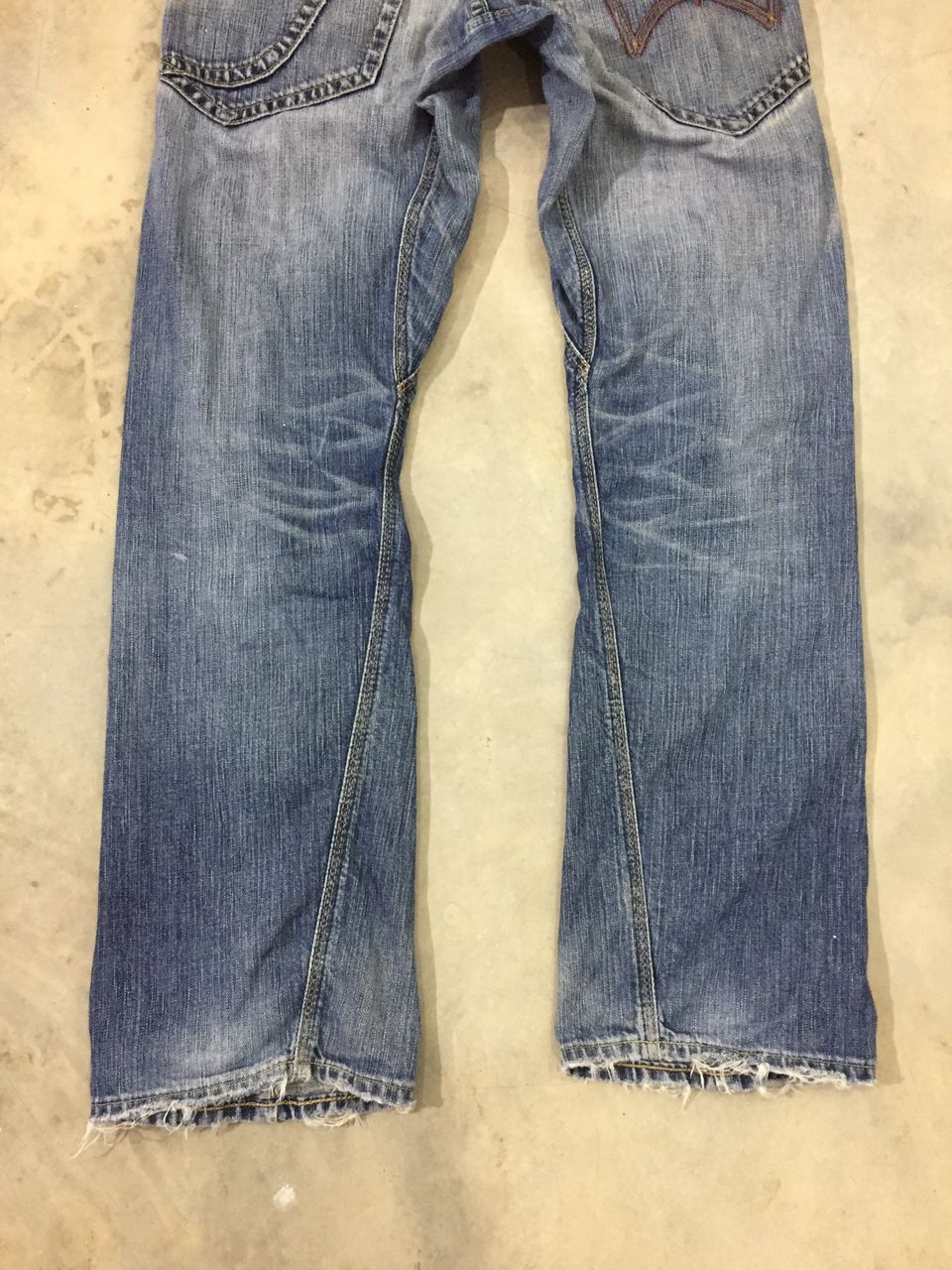Edwin × Japanese Brand Edwin E Function big rear pocket distressed denim Size US 30 / EU 46 - 14 Thumbnail