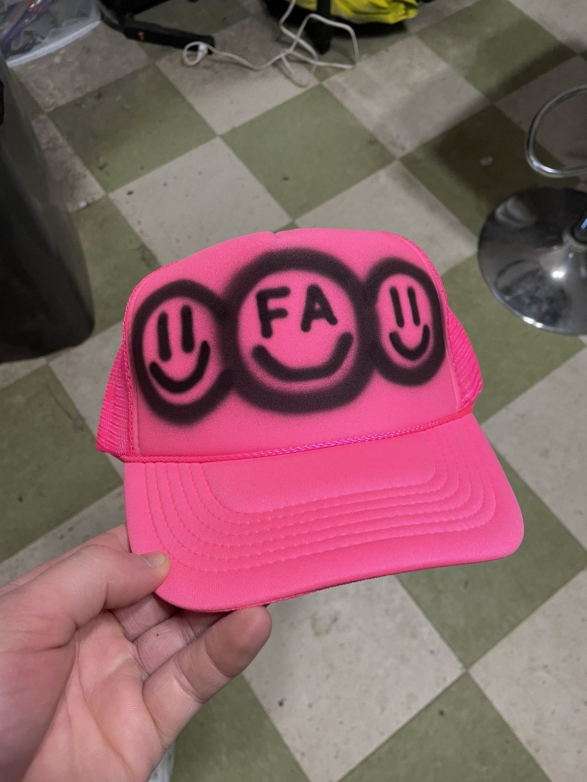 Other Happy Days Trucker (Neon Pink) Size ONE SIZE - 1 Preview