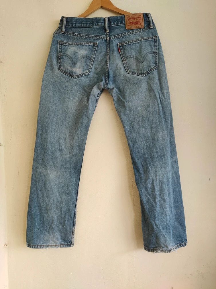 Levi's × Vintage Rare Vintage 1990’s Levi’s 505 Light Blue Wash Denim Jeans Size US 32 / EU 48 - 2 Thumbnail
