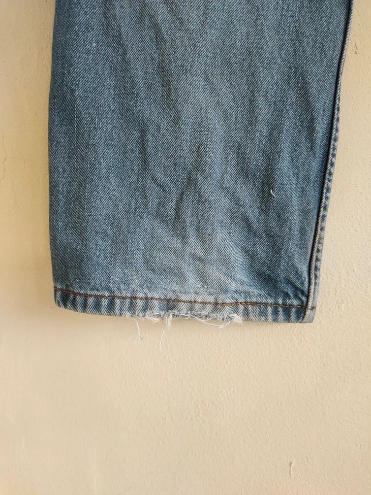 Levi's × Vintage Rare Vintage 1990’s Levi’s 505 Light Blue Wash Denim Jeans Size US 32 / EU 48 - 9 Thumbnail