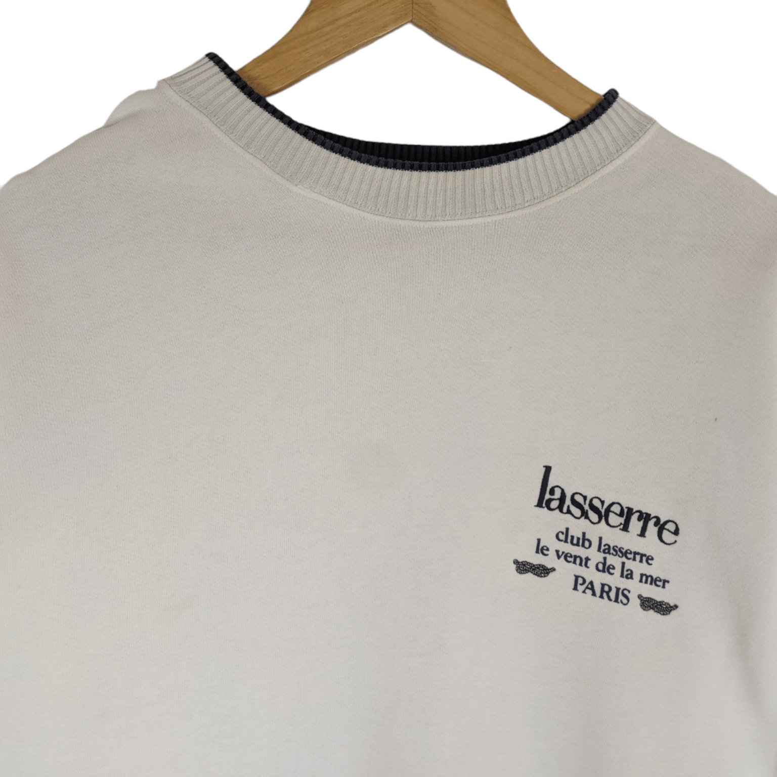Japanese Brand Vintage LASSERRE Paris Crewneck Jumper Sweatshirt Size US L / EU 52-54 / 3 - 4 Thumbnail