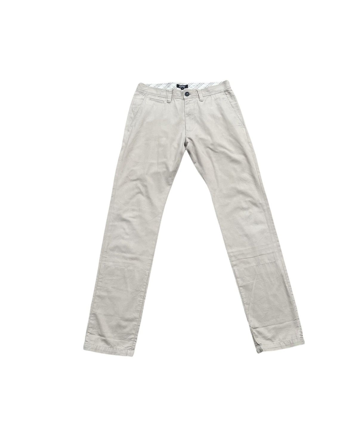 Image of Burberry Black Label Khakis Chino in Beige, Men's (Size 31)