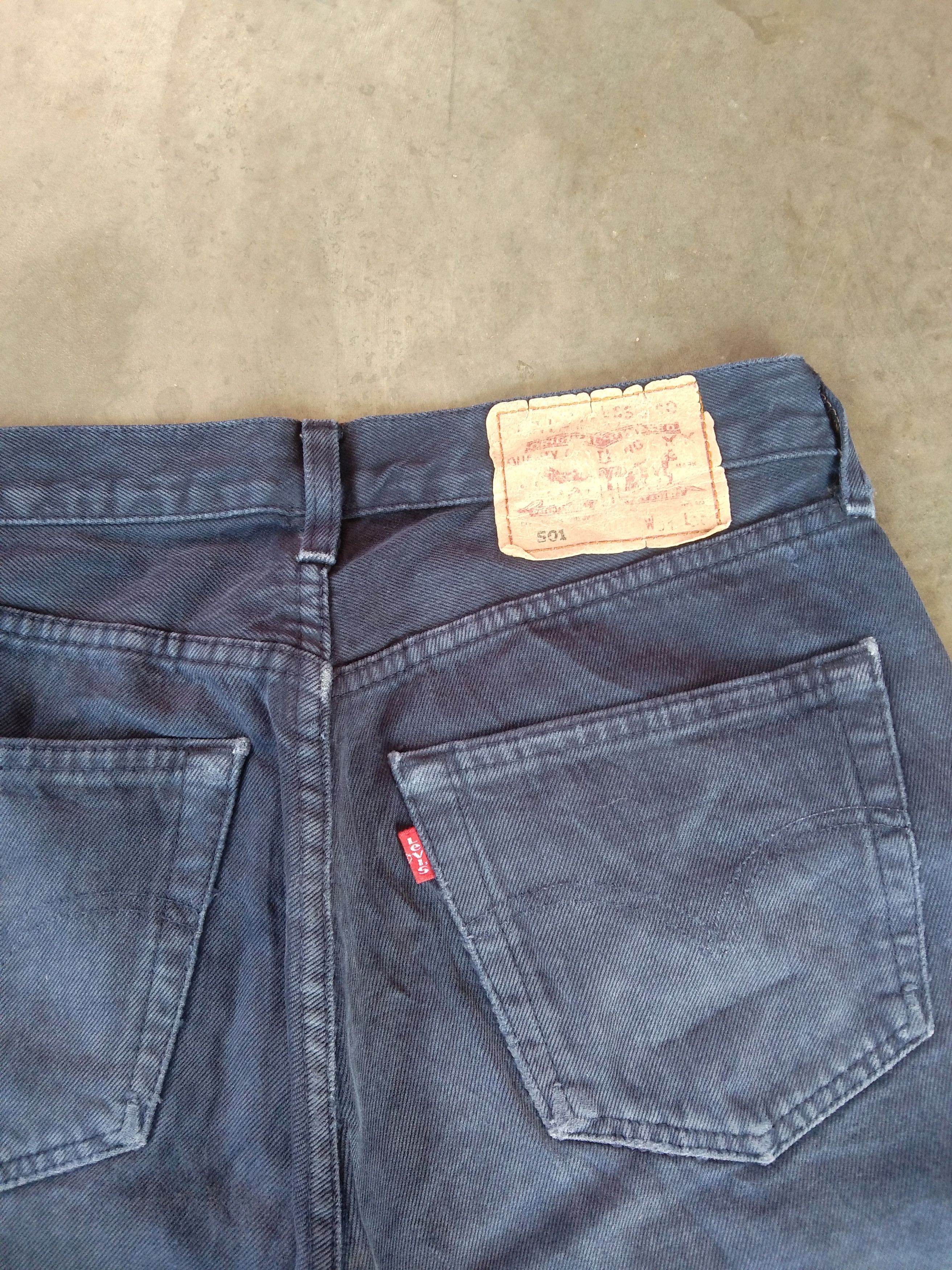 Levi's 90s Vintage Levi's 501 Faded Blue Distressed Jeans 30x30 Size US 30 / EU 46 - 4 Thumbnail