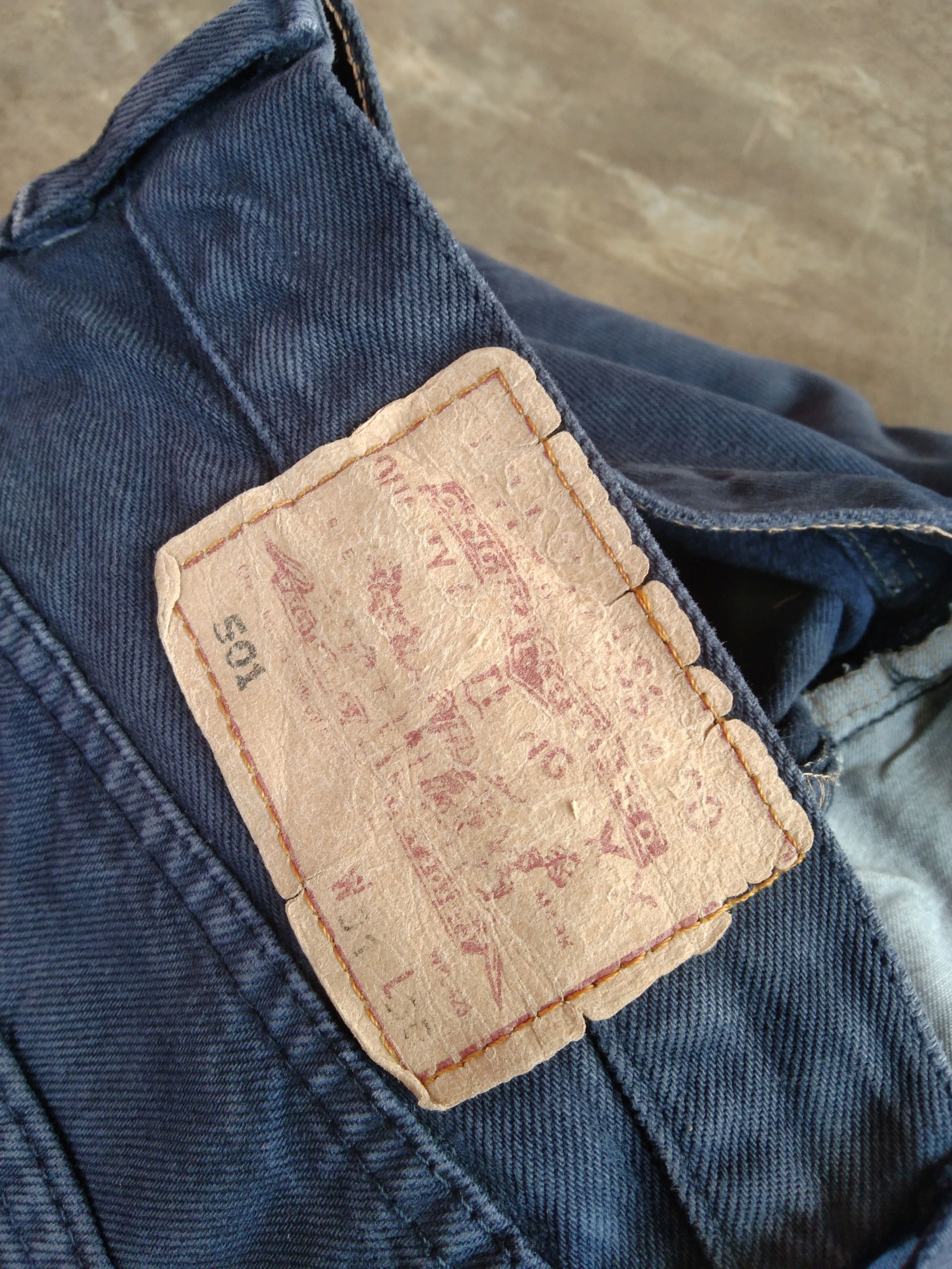 Levi's 90s Vintage Levi's 501 Faded Blue Distressed Jeans 30x30 Size US 30 / EU 46 - 9 Thumbnail