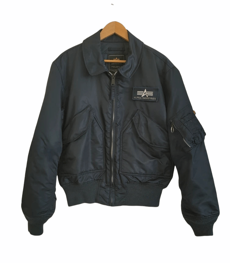 Alpha Industries Vintage Alpha Industries Bomber Jacket Size US M / EU 48-50 / 2 - 2 Thumbnail