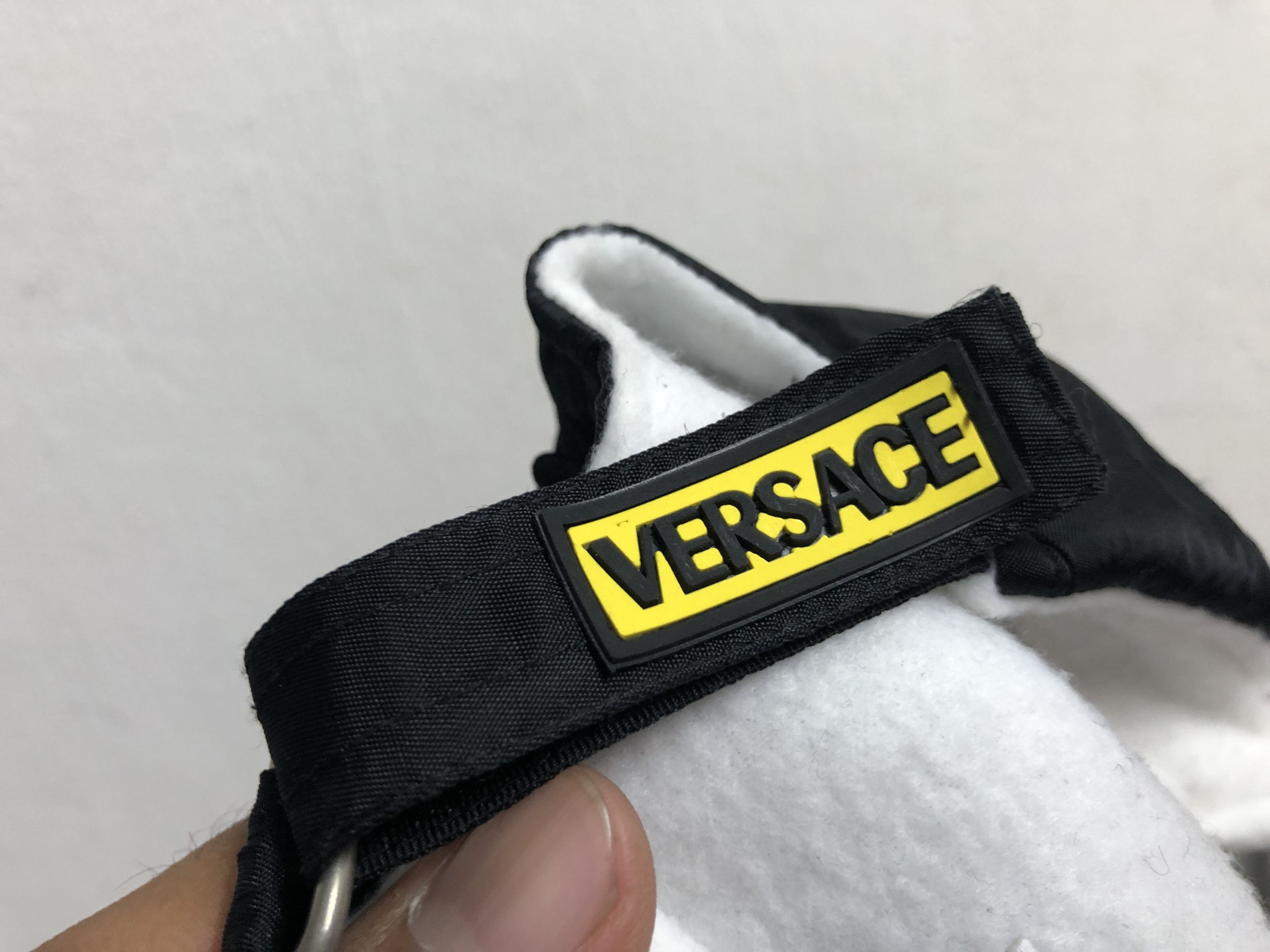 Versace × Vintage Vintage Versace Intensive Nylon Cap Hat Size ONE SIZE - 8 Thumbnail