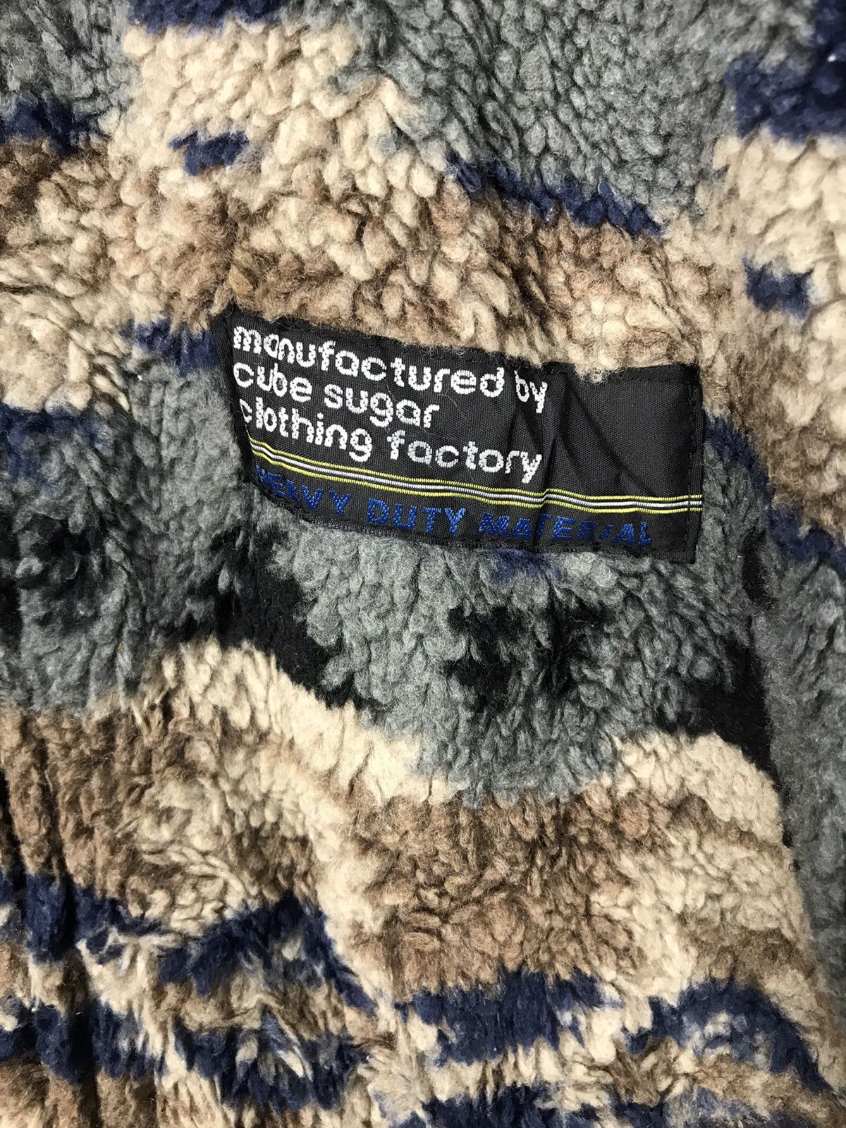 Japanese Brand Fleece hoodie zipper by cube sugar Size US M / EU 48-50 / 2 - 5 Thumbnail
