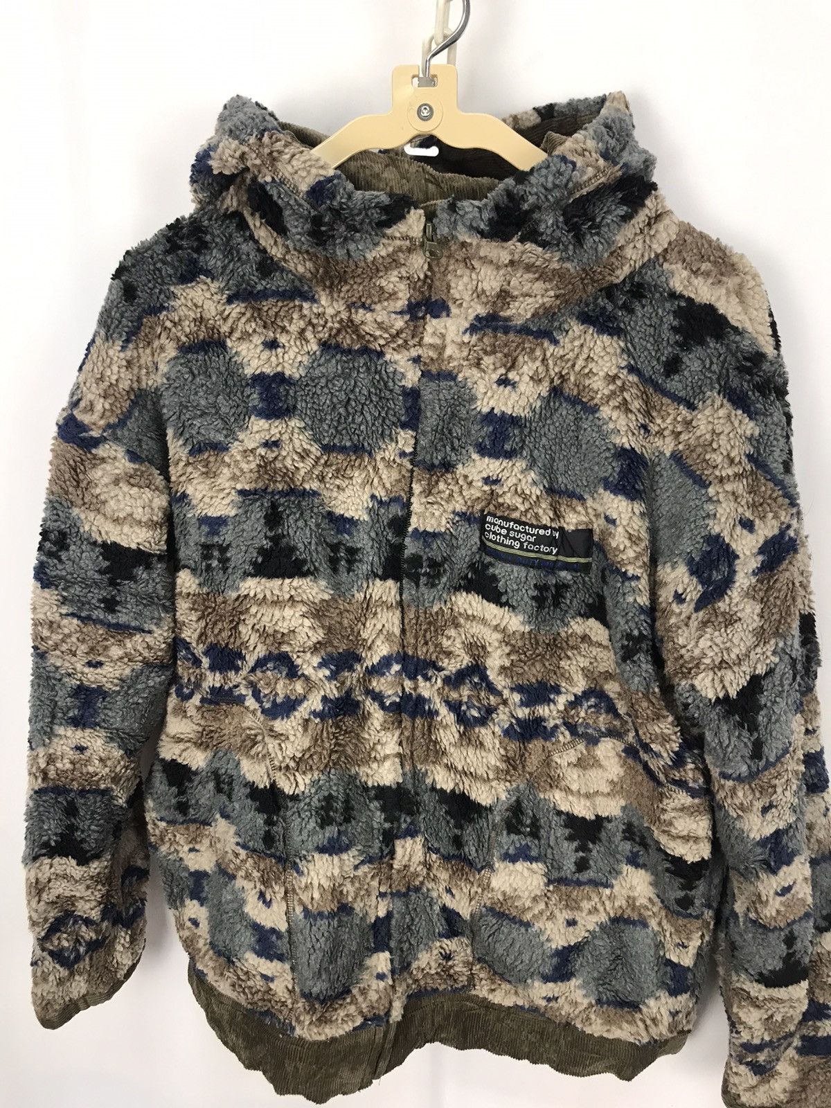Japanese Brand Fleece hoodie zipper by cube sugar Size US M / EU 48-50 / 2 - 2 Thumbnail