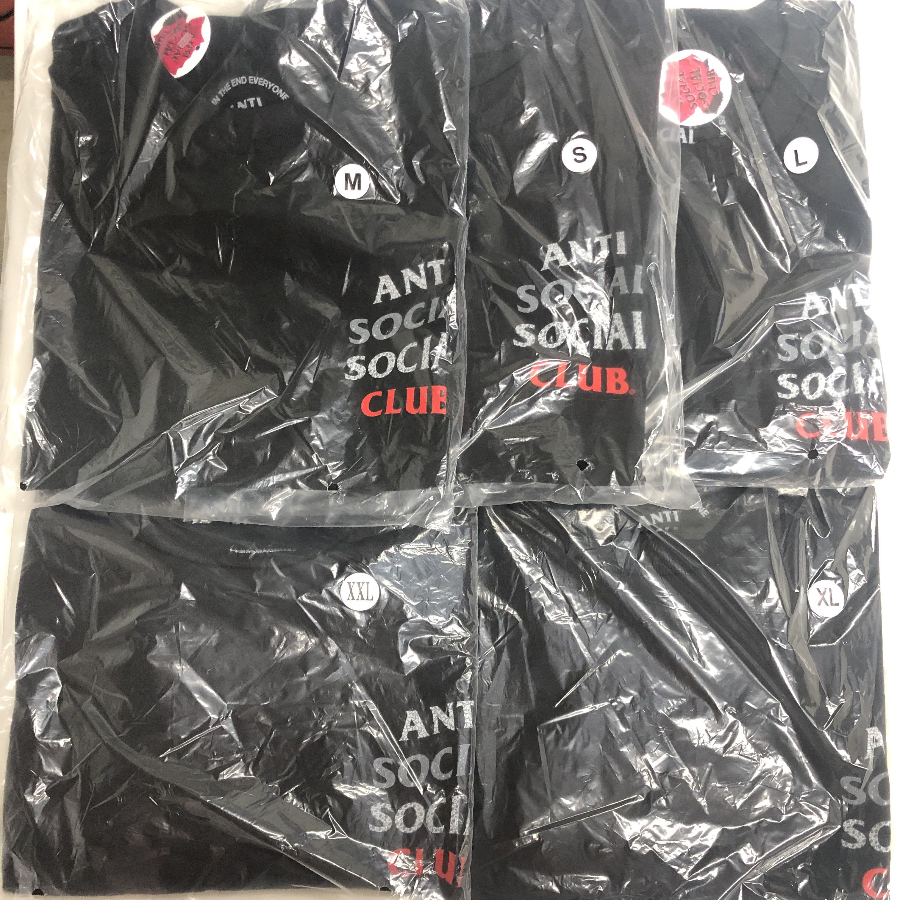 Anti Social Social Club DS FW21 ASSC 99 Retro IV Black Tee BAPE KITH KAWS VLONE FOG Size US M / EU 48-50 / 2 - 7 Thumbnail