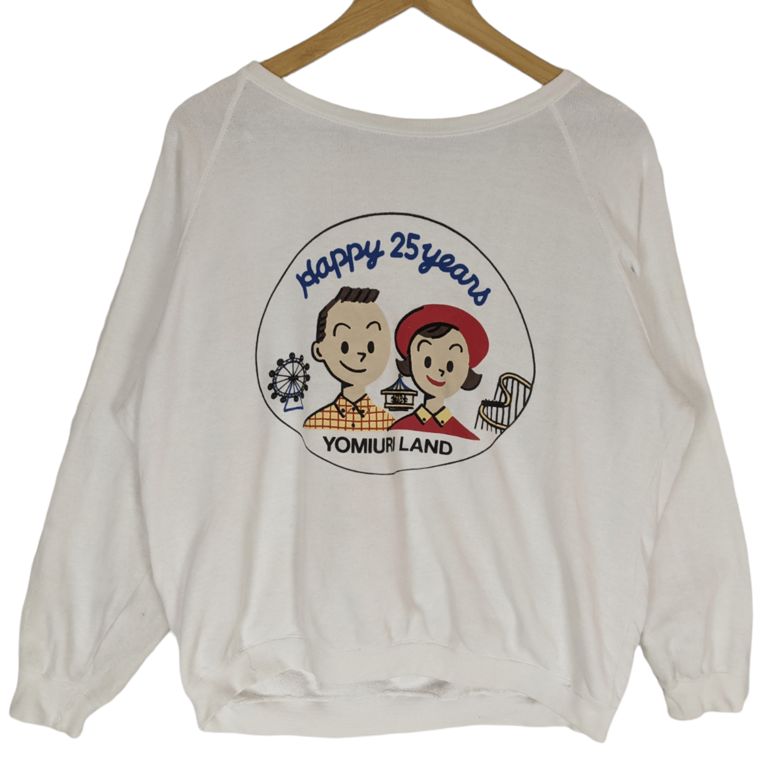 Japanese Brand YOMIURI LAND Happy 25th Years Jumper Sweatshirt Size US XL / EU 56 / 4 - 3 Thumbnail