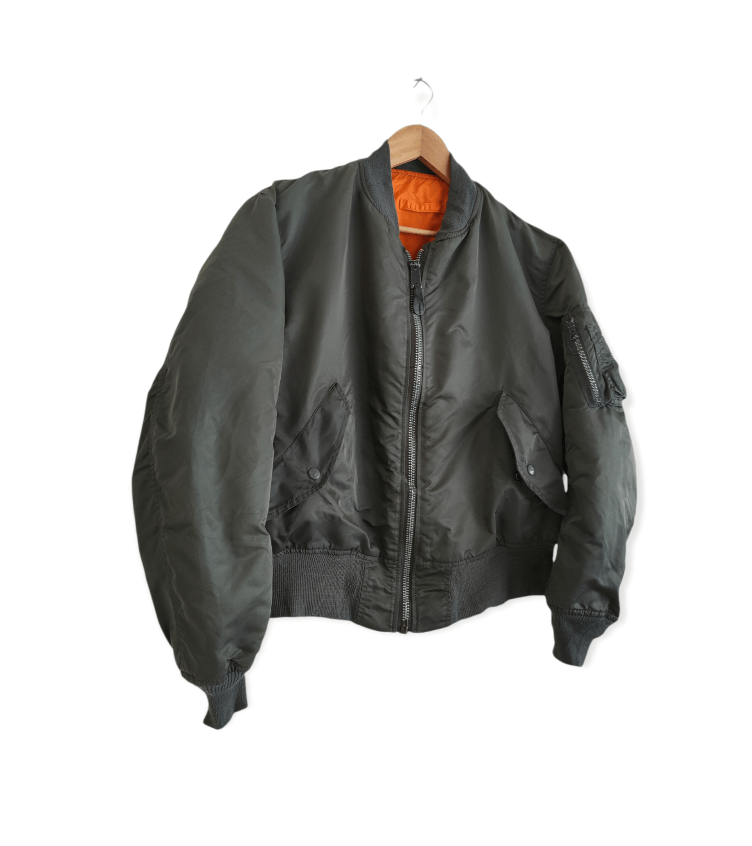 Alpha Industries × Vintage Vintage Alpha Industries Rivisible Jacket Ma-1 Size US M / EU 48-50 / 2 - 3 Thumbnail