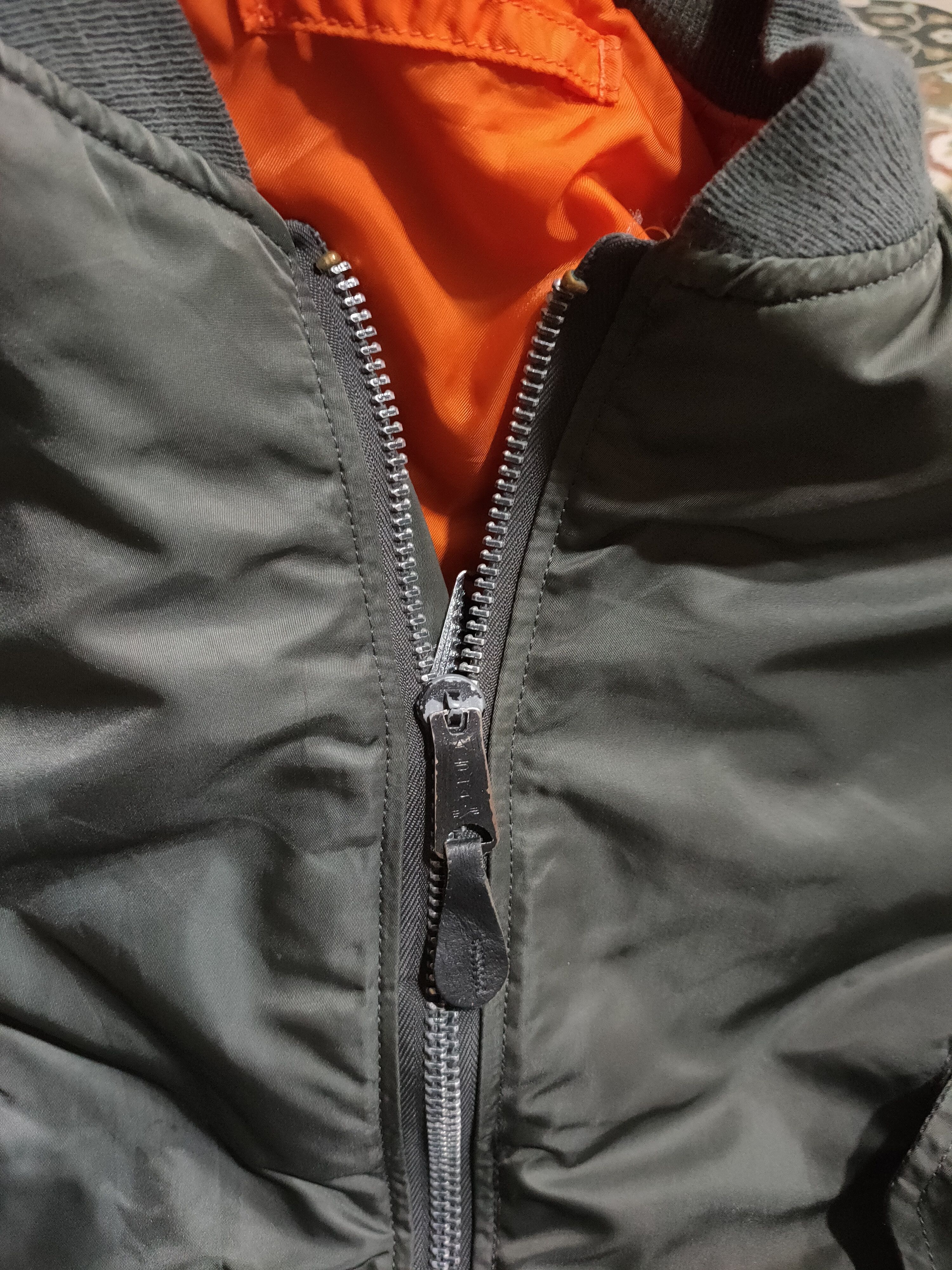 Alpha Industries × Vintage Vintage Alpha Industries Rivisible Jacket Ma-1 Size US M / EU 48-50 / 2 - 7 Thumbnail