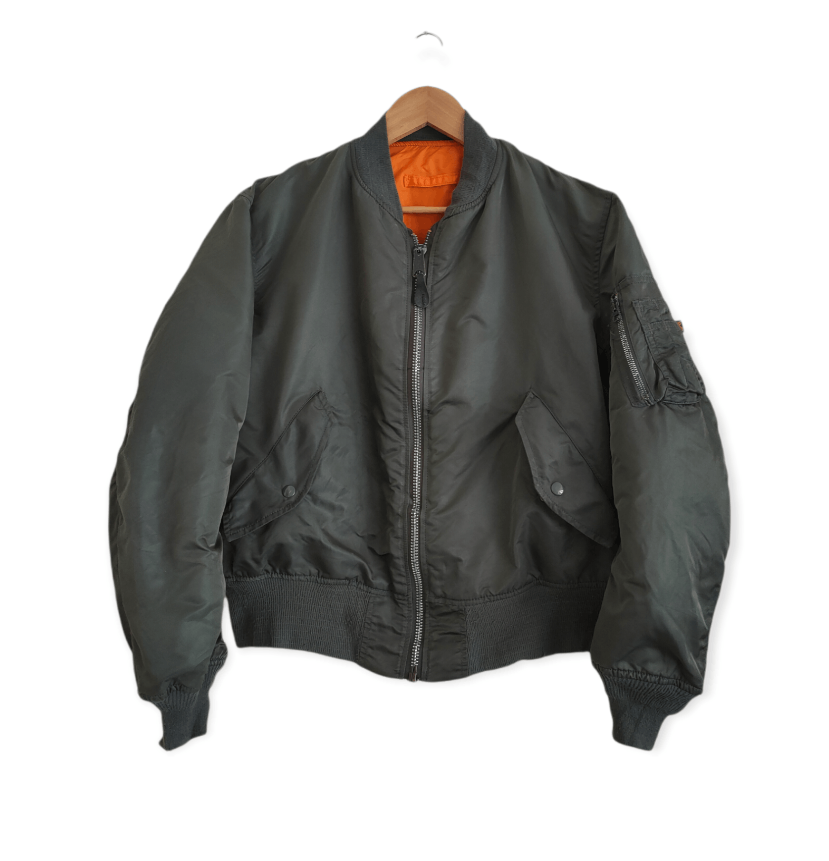 Alpha Industries × Vintage Vintage Alpha Industries Rivisible Jacket Ma-1 Size US M / EU 48-50 / 2 - 1 Thumbnail