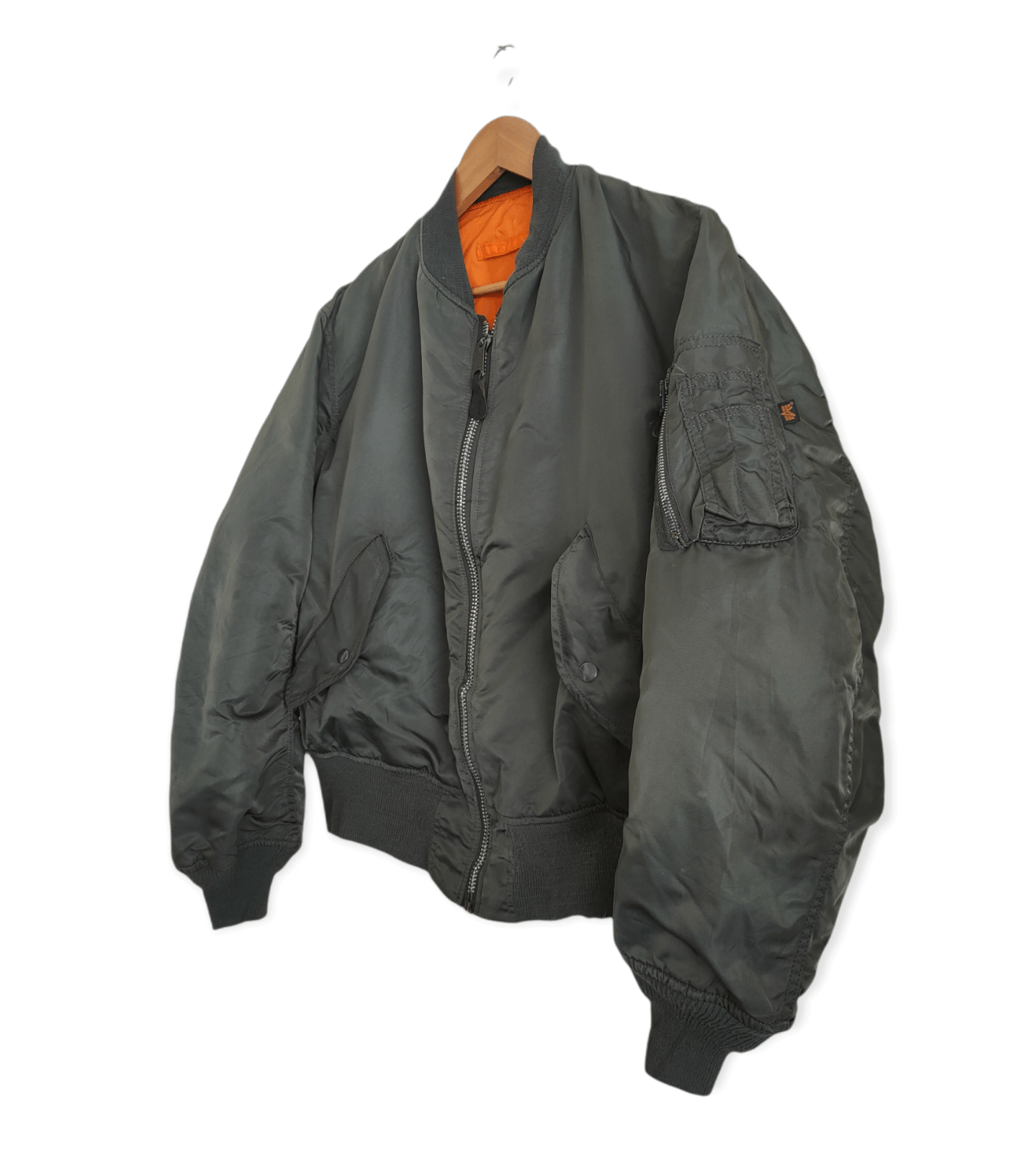 Alpha Industries × Vintage Vintage Alpha Industries Rivisible Jacket Ma-1 Size US M / EU 48-50 / 2 - 2 Thumbnail