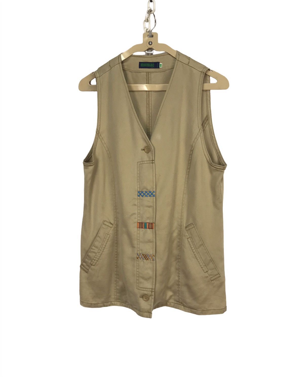Japanese Brand × Vintage Micmac button up vest Size US S / EU 44-46 / 1 - 1 Thumbnail