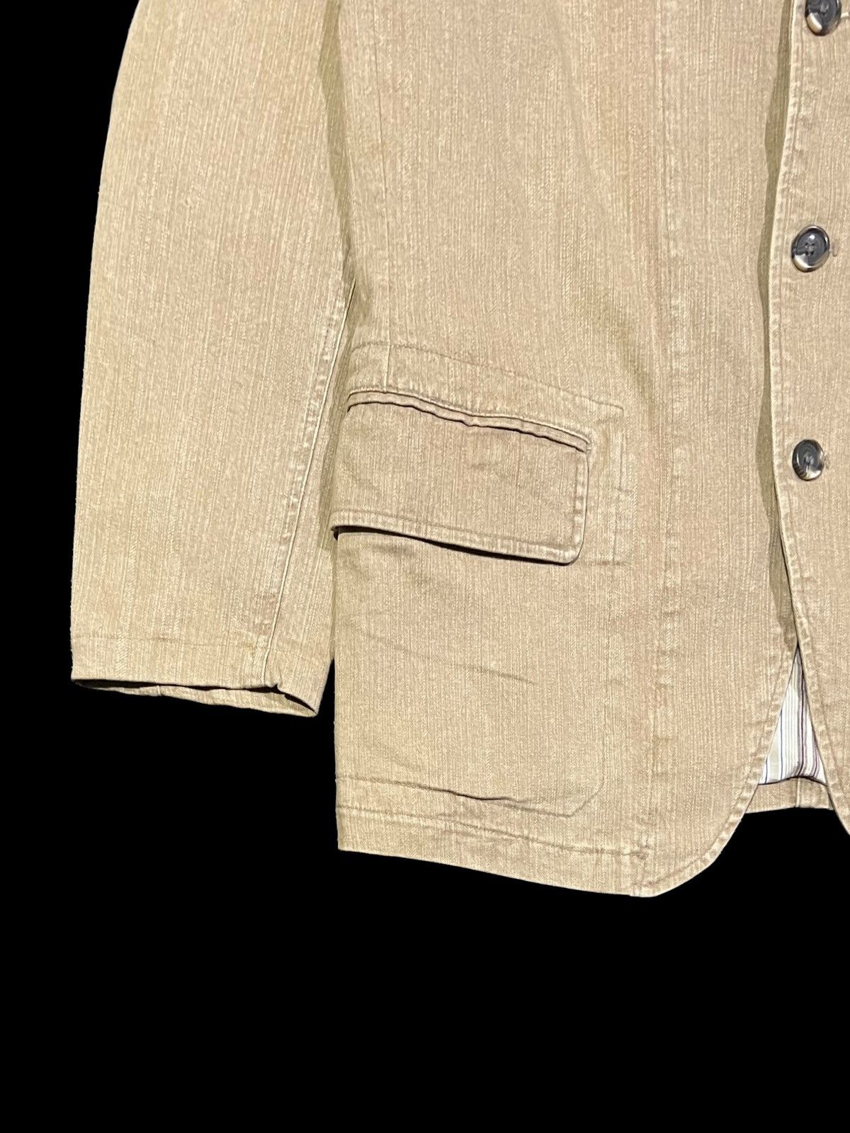 Kansai Yamamoto VINTAGE KANSAI JEANS STYLE DOUBLE LINING STRIPED JACKET Size US M / EU 48-50 / 2 - 8 Thumbnail
