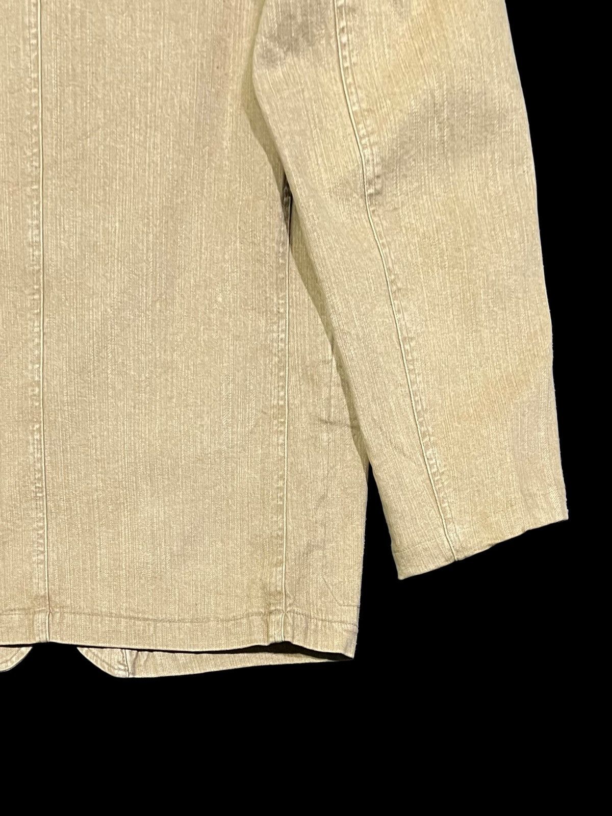 Kansai Yamamoto VINTAGE KANSAI JEANS STYLE DOUBLE LINING STRIPED JACKET Size US M / EU 48-50 / 2 - 13 Thumbnail