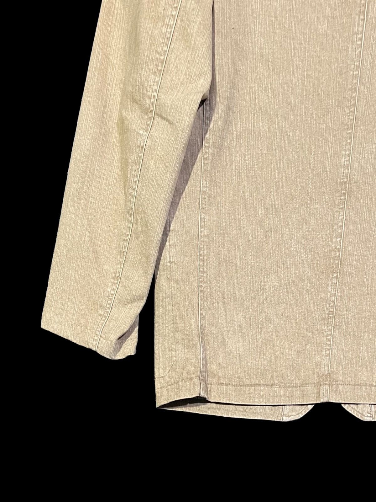 Kansai Yamamoto VINTAGE KANSAI JEANS STYLE DOUBLE LINING STRIPED JACKET Size US M / EU 48-50 / 2 - 12 Thumbnail