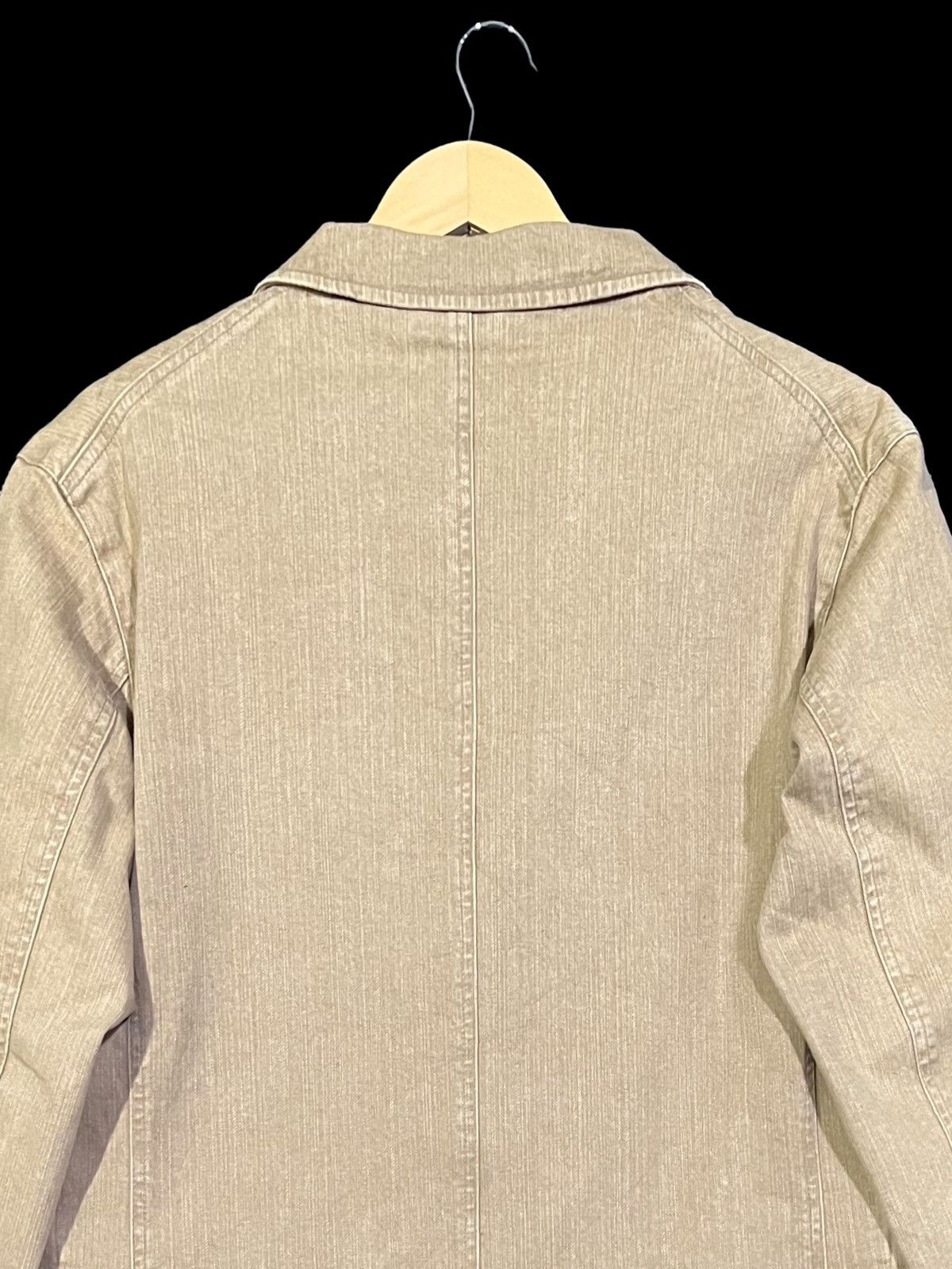 Kansai Yamamoto VINTAGE KANSAI JEANS STYLE DOUBLE LINING STRIPED JACKET Size US M / EU 48-50 / 2 - 9 Thumbnail