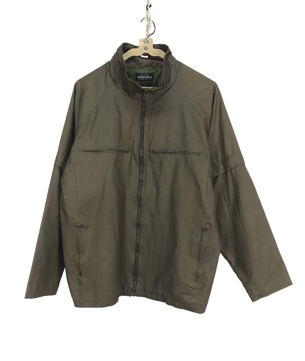 Japanese Brand × Vintage Rough neck military mind zipper jacket Size US M / EU 48-50 / 2 - 1 Thumbnail