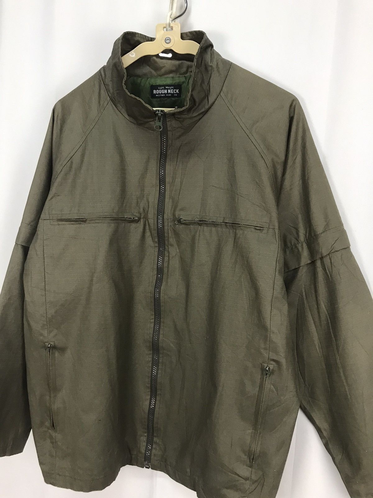 Japanese Brand × Vintage Rough neck military mind zipper jacket Size US M / EU 48-50 / 2 - 4 Thumbnail