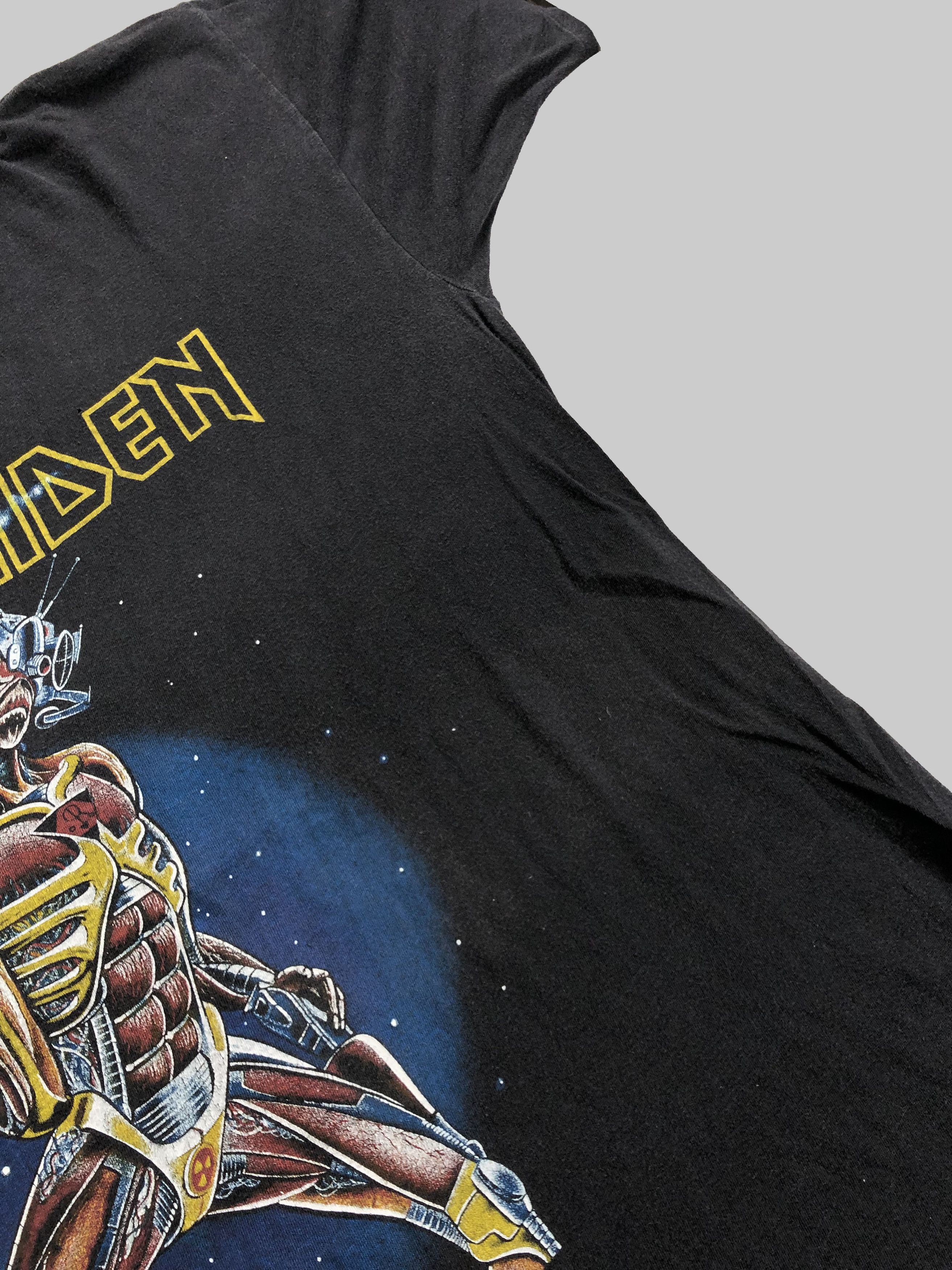 Band Tees Vintage 1986 Iron Maiden (Judas Priest Black Sabbath AC/DC) Size US L / EU 52-54 / 3 - 8 Thumbnail