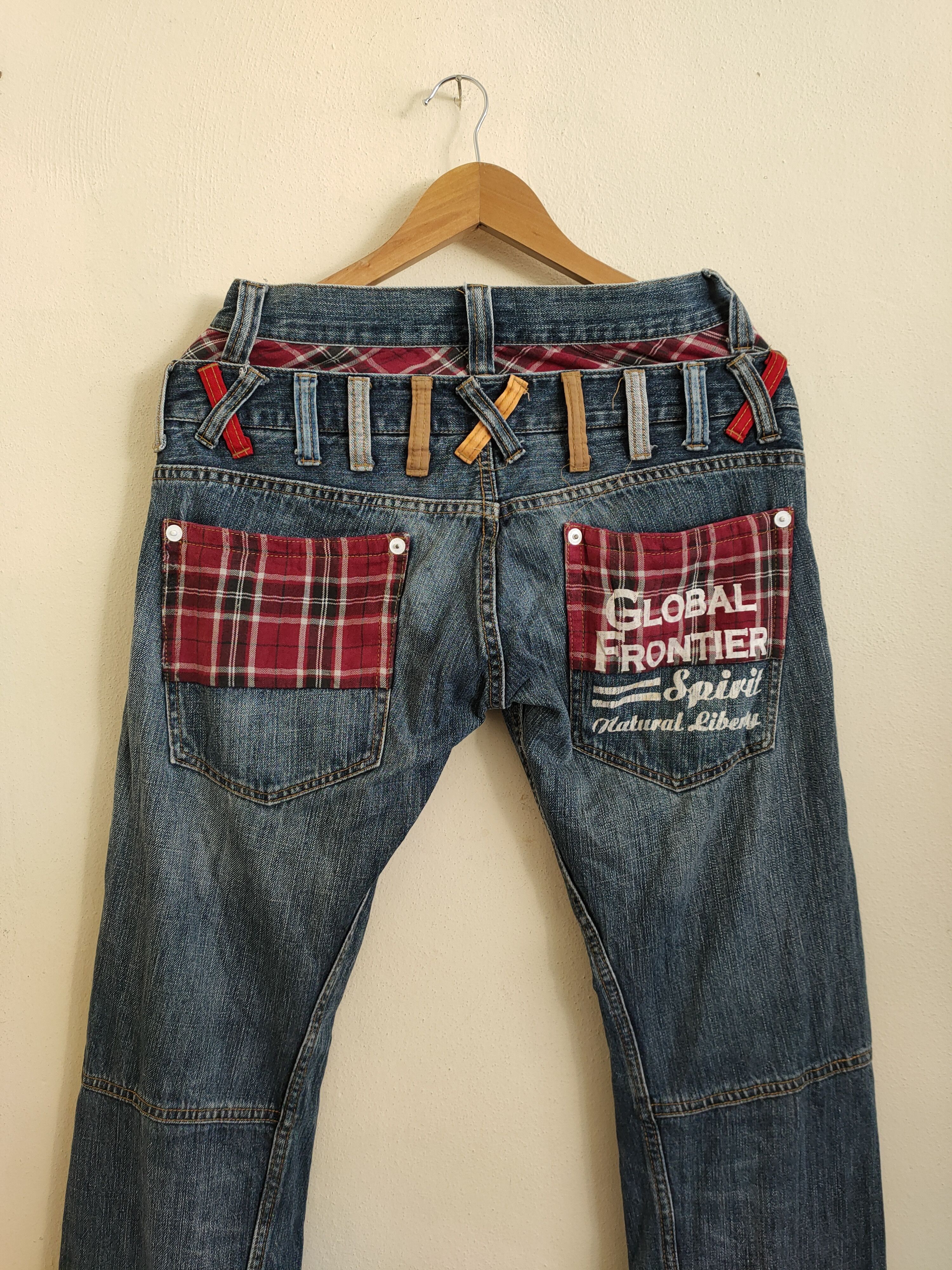 Japanese Brand × Vintage Limited Design 🔥 Vintage Double Focus Denim Pants Size US 31 - 1 Thumbnail